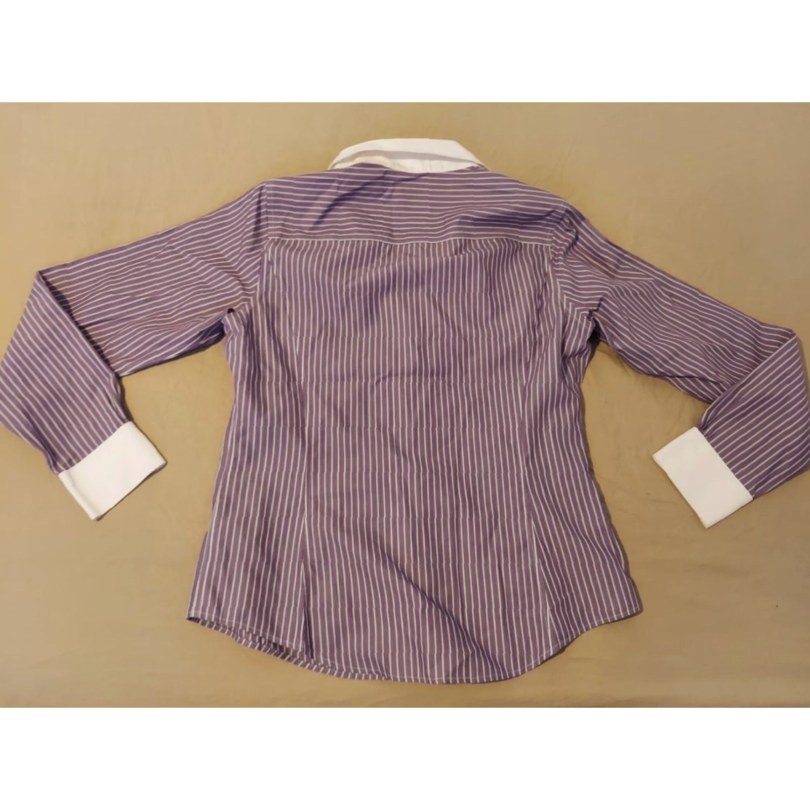 Brooks Brothers Womens Brooks Brothers Dress Shirt Blouse 10 Purple Cotton Shirt Womens Size 10 Purple Blouse Brooks Brothers Size L / US 10 / IT 46 - 8 Thumbnail