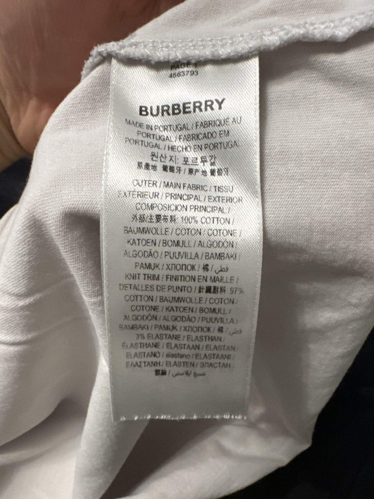 Burberry Burberry Swan t shirt Size US M / EU 48-50 / 2 - 5 Thumbnail