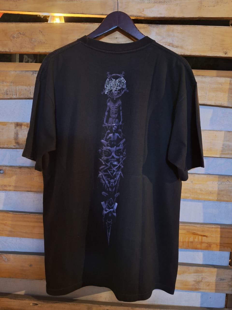 Band Tees RARE VINTAGE 90s SLAYER DIVINE INTERVENTION Size US XL / EU 56 / 4 - 2 Thumbnail