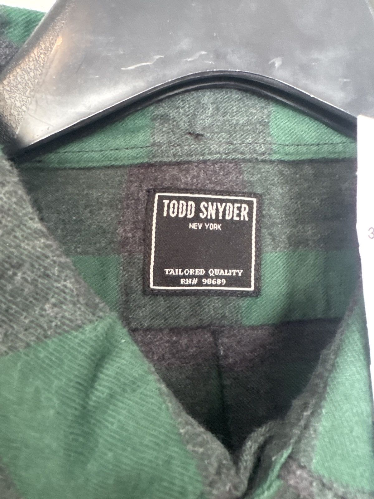 Todd Snyder Green Scotch Flannel L NWT $178 Size US L / EU 52-54 / 3 - 5 Thumbnail
