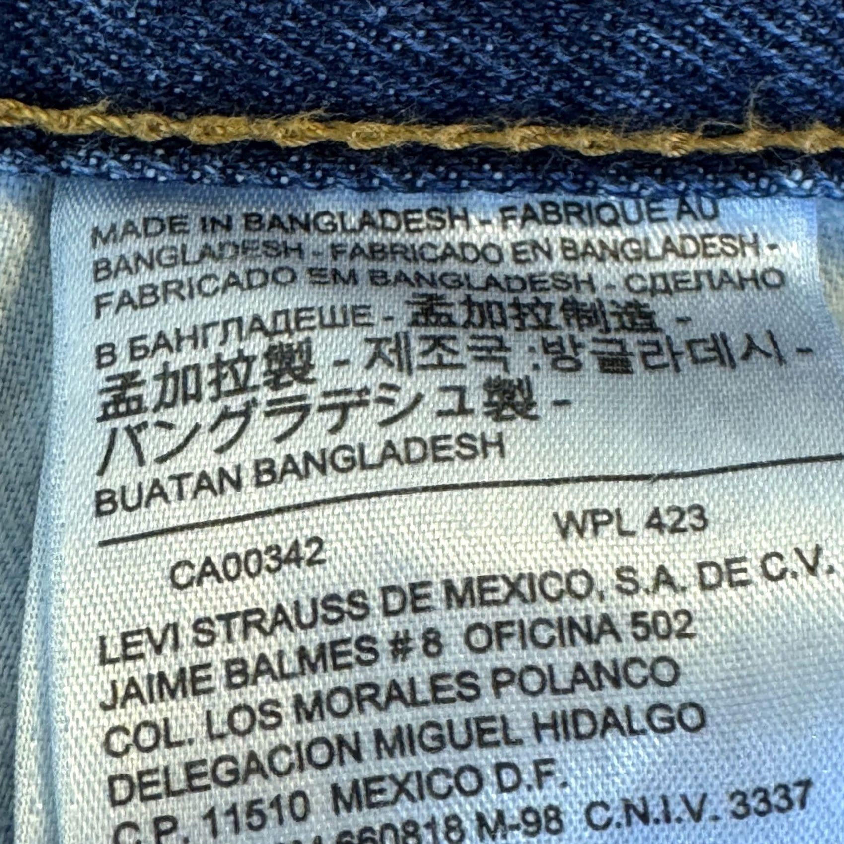 Levi's Levi's 550 Relaxed Fit Jeans Mens 34x30 Blue Denim Tapered Leg Mid Rise Zip Fly Size US 34 / EU 50 - 5 Thumbnail