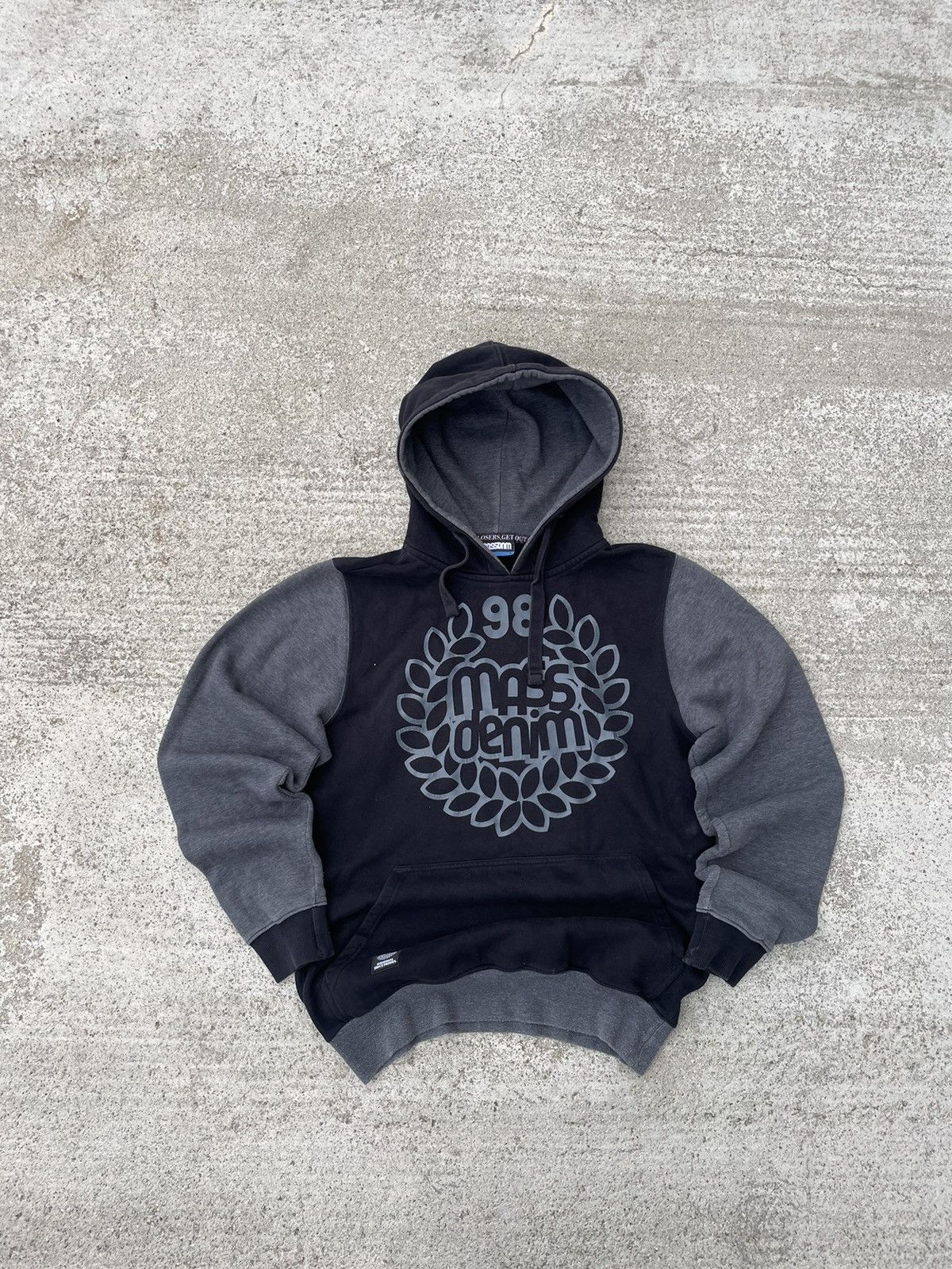 Vintage Mass denims hoodie Size US S / EU 44-46 / 1 - 2 Thumbnail