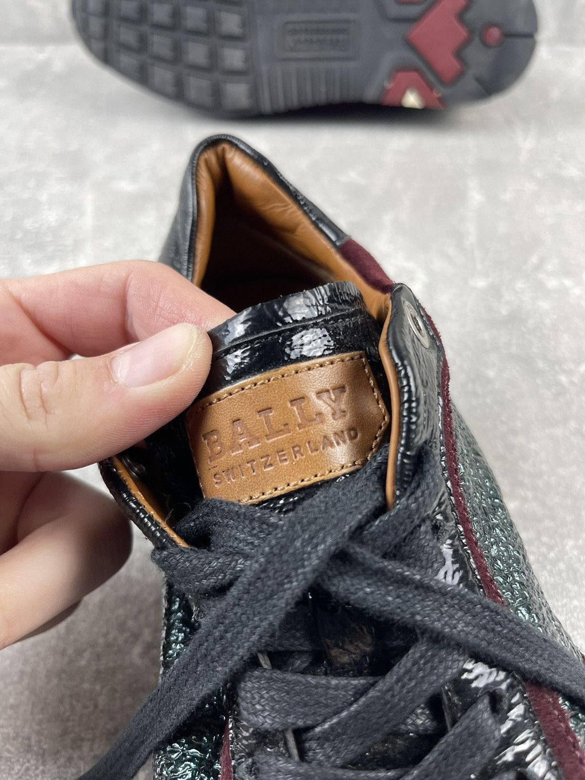 Bally Bally Future Shiny Leather Multicolor Sneakers Shoes Size US 6.5 / IT 36.5 - 8 Thumbnail