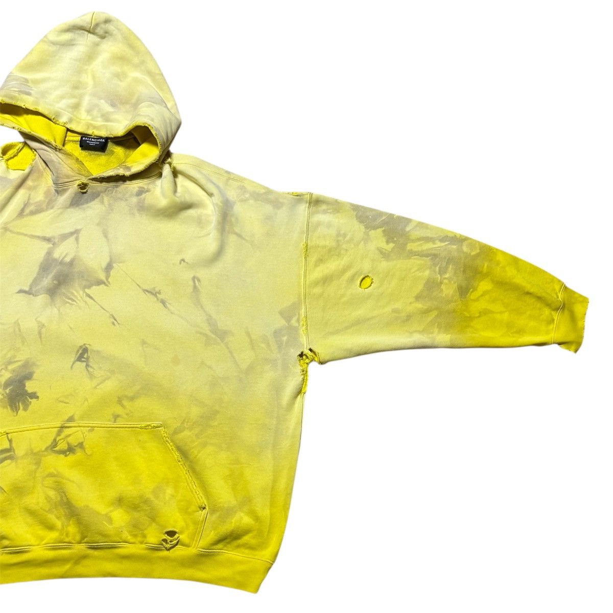 Balenciaga FALL 21 BALENCIAGA DESTROYED HOODIE 1 OF 1 MUD FADE CUSTOM Size US S / EU 44-46 / 1 - 4 Thumbnail
