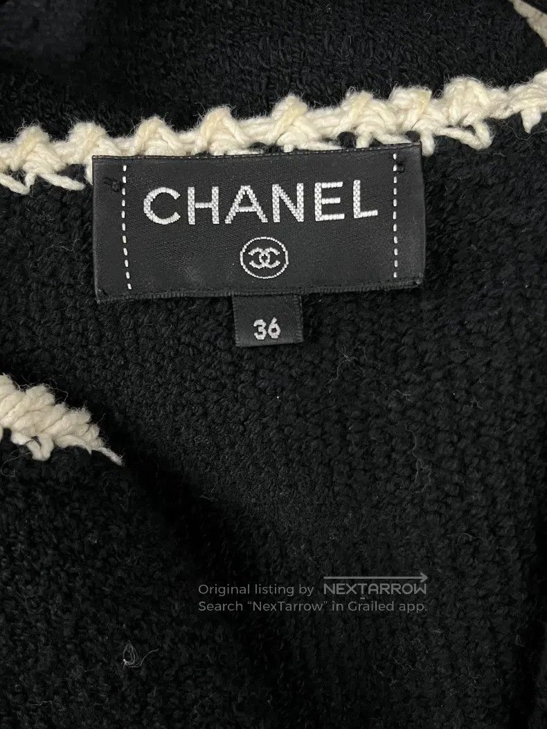 Chanel Chanel Greek series black and white colour block tassel dr Size XS / US 0-2 / IT 36-38 - 4 Thumbnail