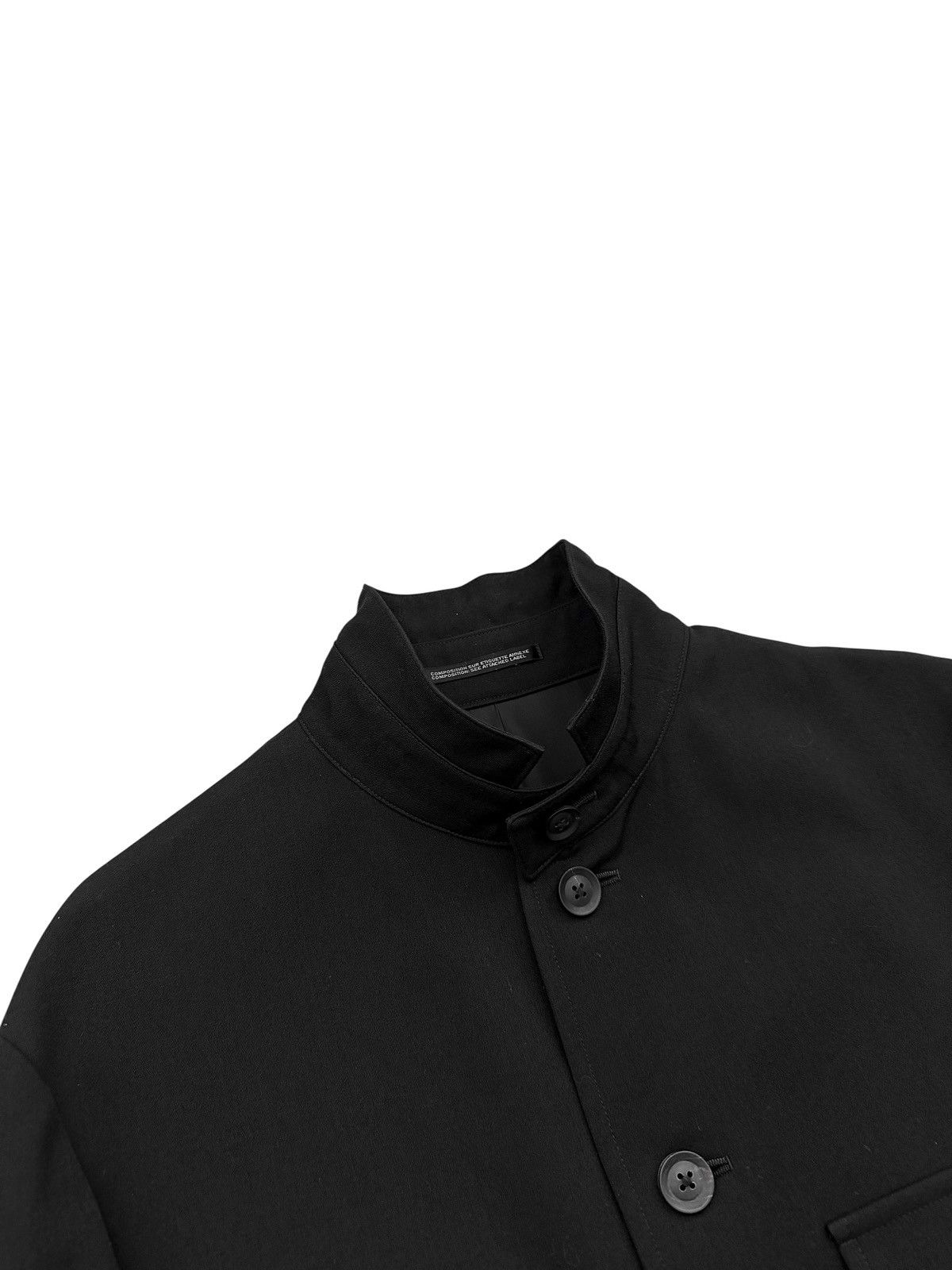 Yohji Yamamoto 2019 PH Zip Gabardine Wool Stand Collar Coat Size US M / EU 48-50 / 2 - 5 Thumbnail