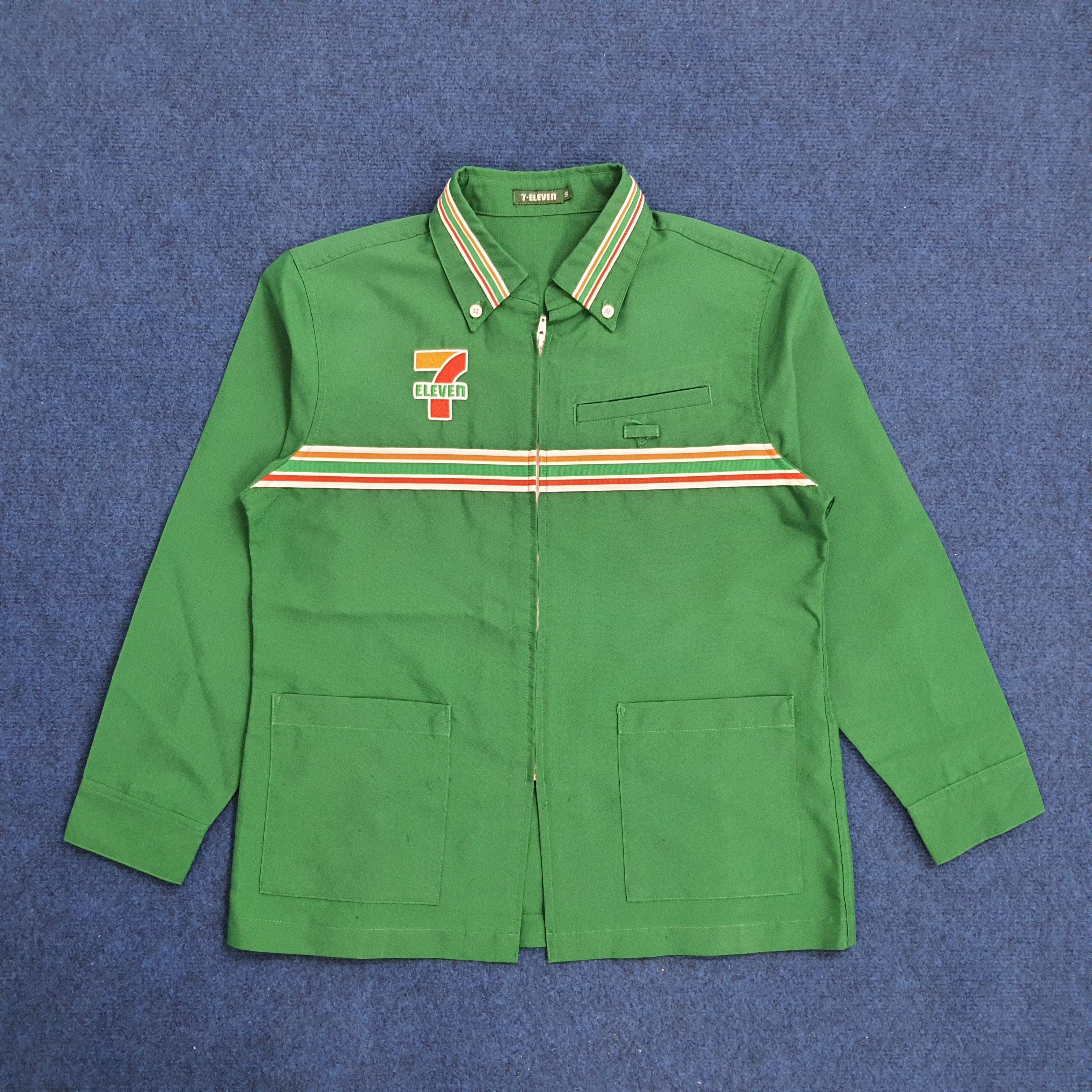 Japanese Brand 7 Eleven Worker Shirt Jacket Size US S / EU 44-46 / 1 - 1 Thumbnail