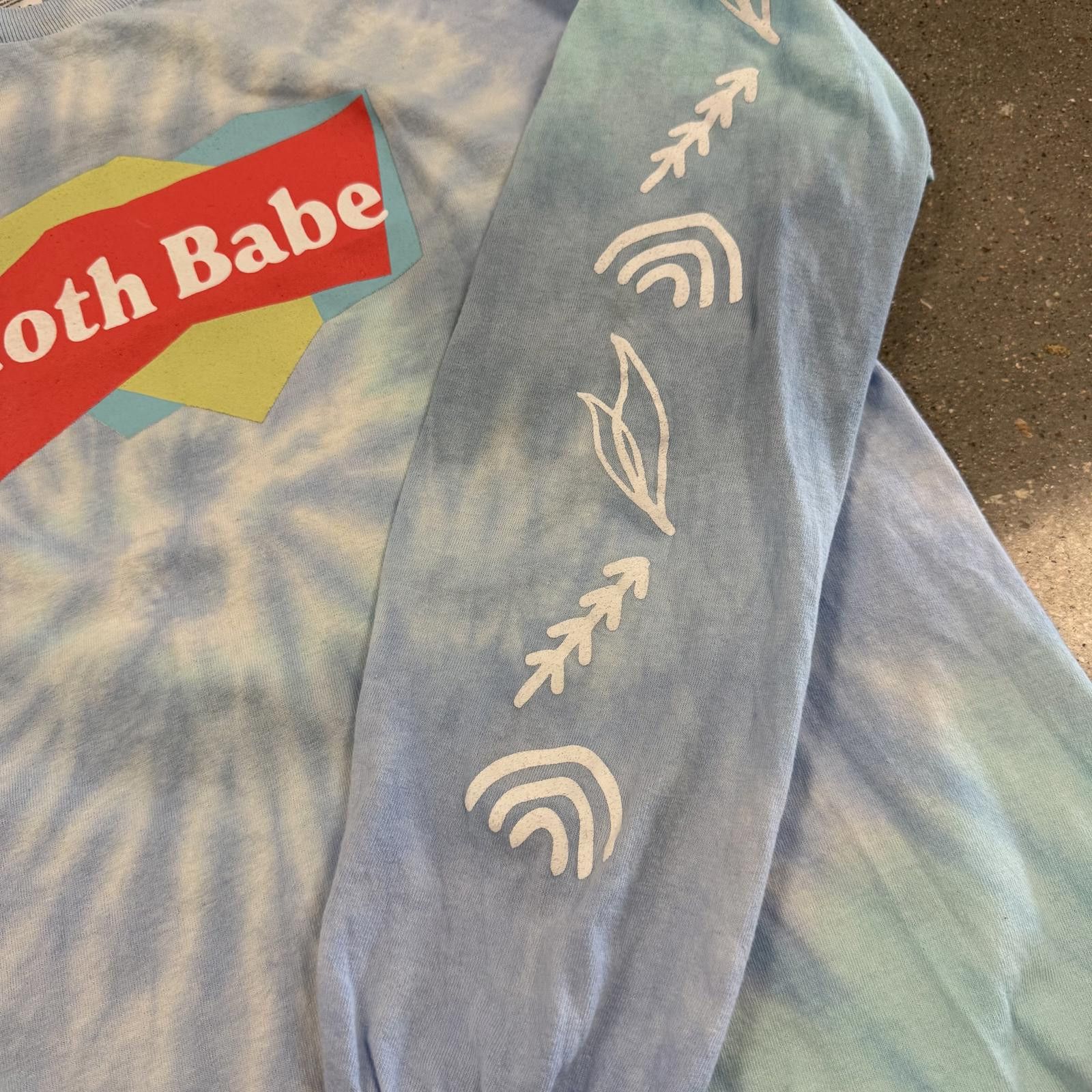 Designer Deadstock Goth Babe Tie-Dye Long Sleeve Band T-Shirt Sz L Size US L / EU 52-54 / 3 - 7 Thumbnail