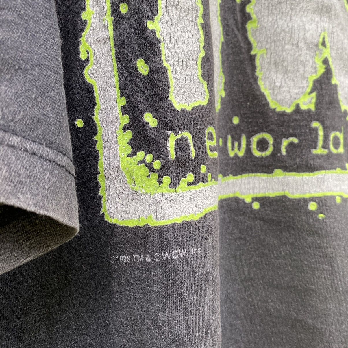 WCW/nWo Thrashed Faded Vintage 90s New World Order Tee Size US XXL / EU 58 / 5 - 3 Thumbnail