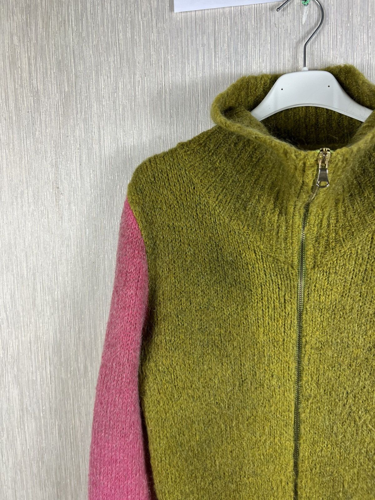 Vintage Vintage 90s einstein prog prod mohair cardigan sweater knit Size S / US 4 / IT 40 - 4 Thumbnail