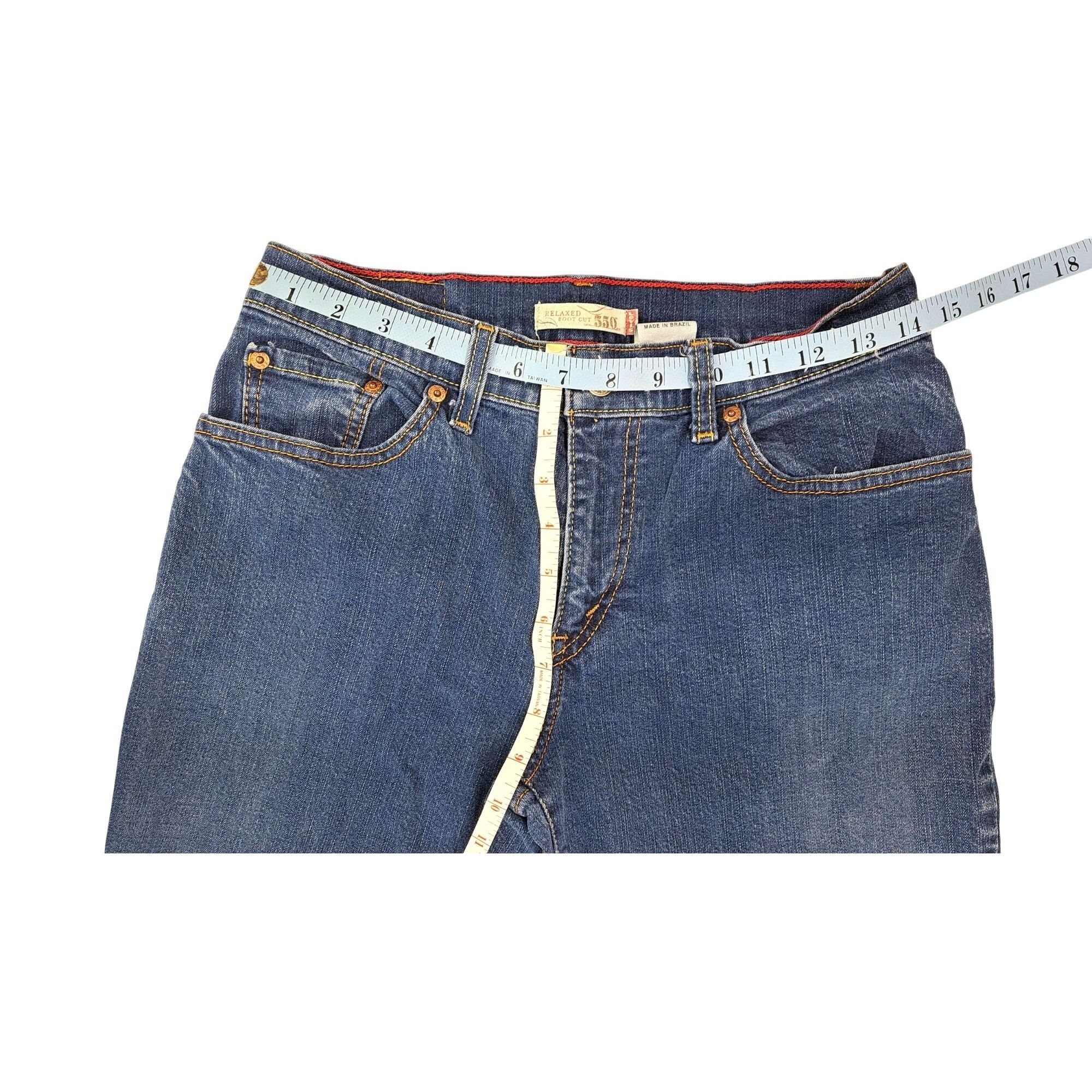Levi's Levi's 550 Women Relaxed Boot Cut Jeans Size 8M Blue Denim Size 30" / US 8 / IT 44 - 5 Thumbnail