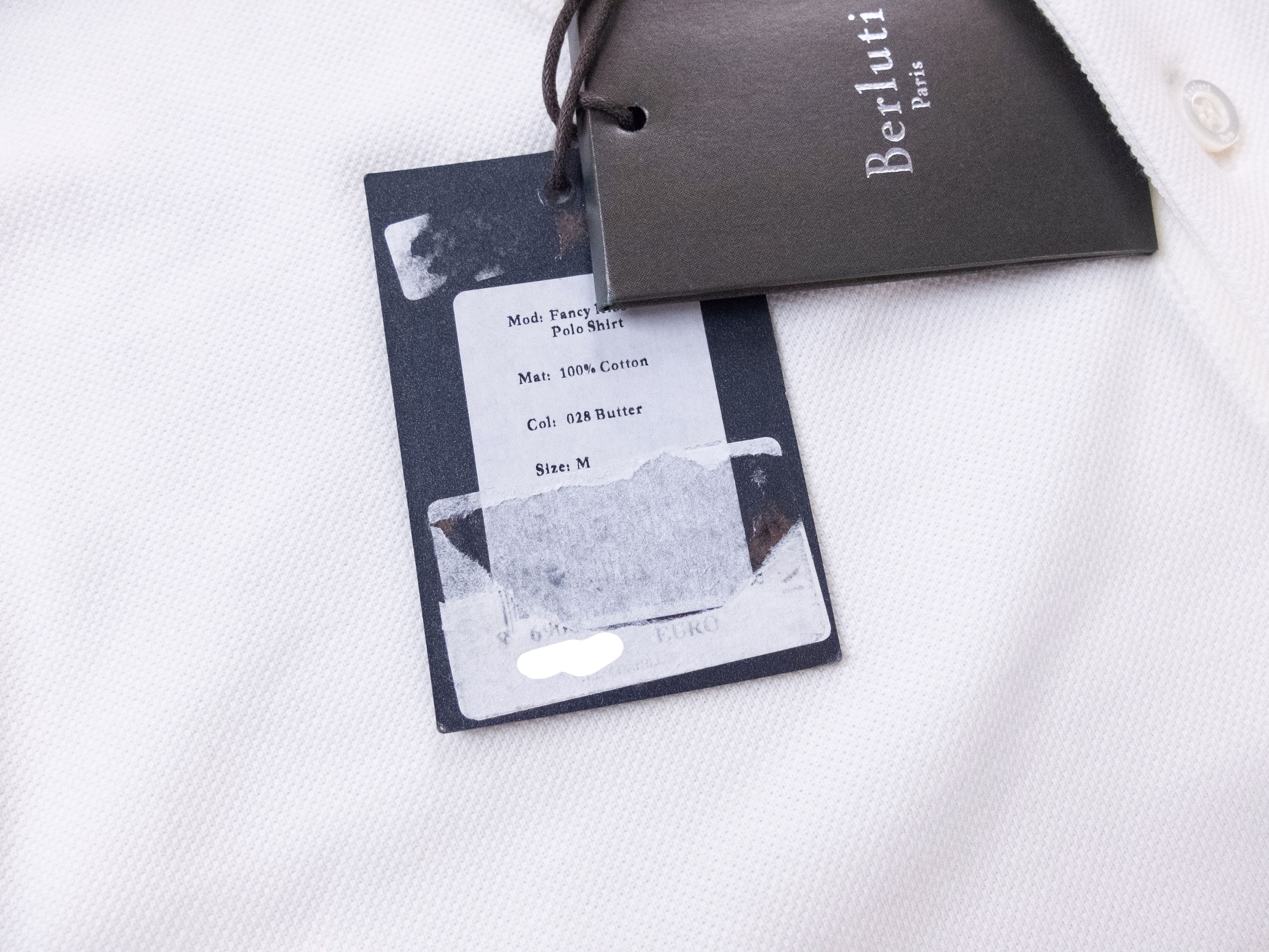 Berluti BERLUTI Paris solid butter white cotton polo shirt Medium Size US M / EU 48-50 / 2 - 4 Thumbnail