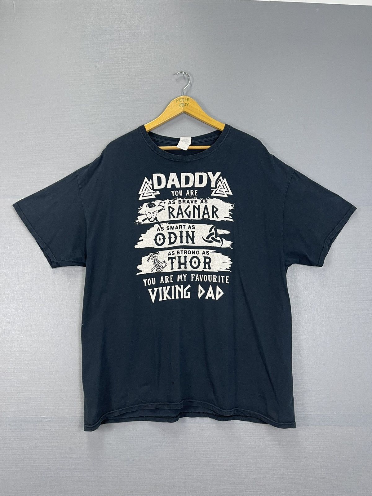 Vintage Vintage Favorite Viking Dad T-Shirt Size US XL / EU 56 / 4 - 1 Thumbnail