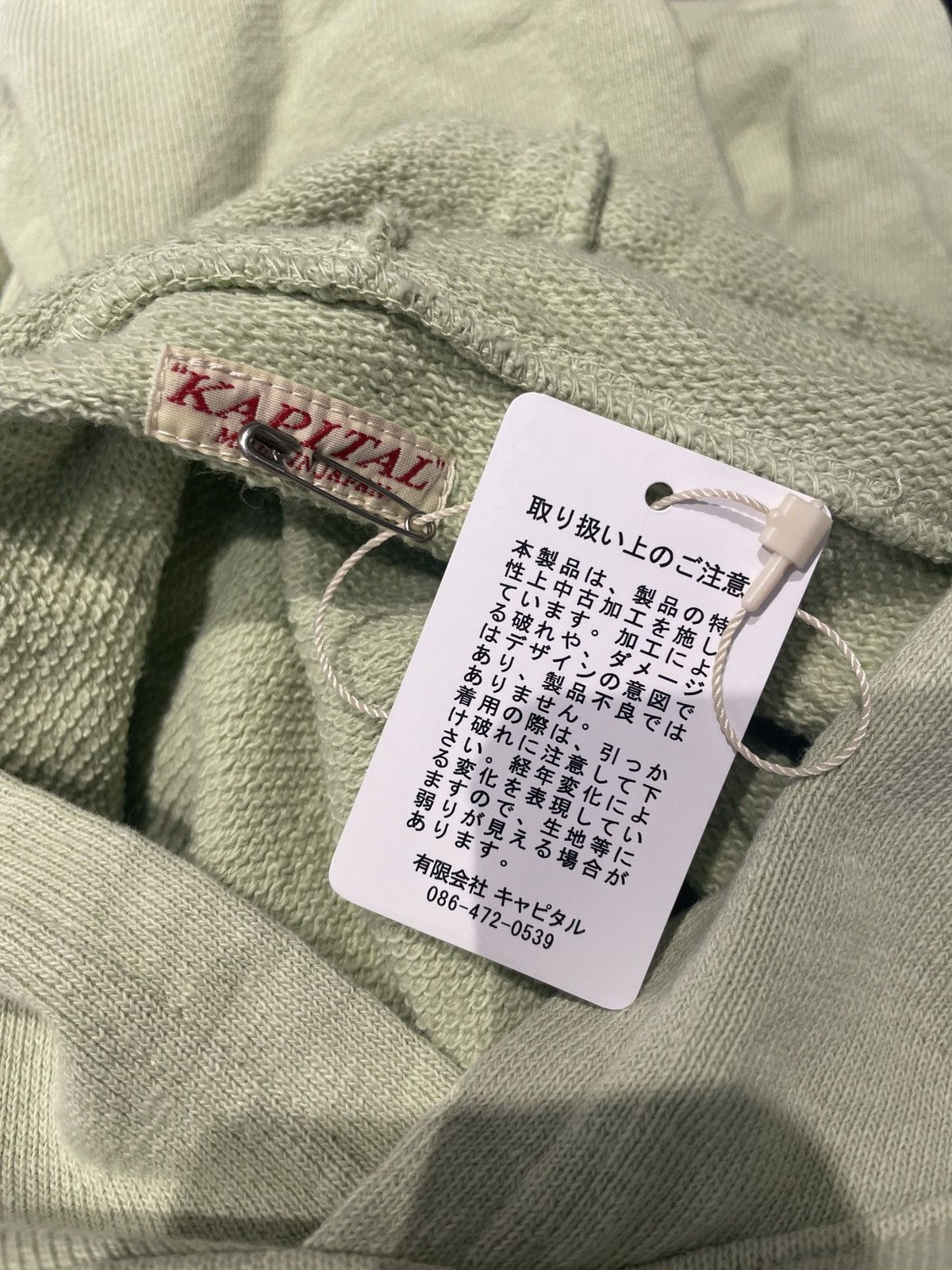Kapital Kapital Logo Hoodie Seafoam Size 5 Size US XXL / EU 58 / 5 - 4 Thumbnail