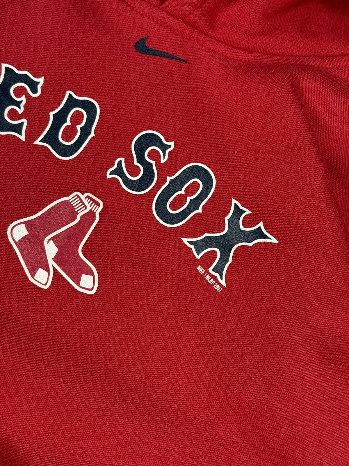 MLB × Nike × Vintage Vintage Boston Red Sox MLB Nike Hoodie Sweatshirt Size US S / EU 44-46 / 1 - 5 Thumbnail
