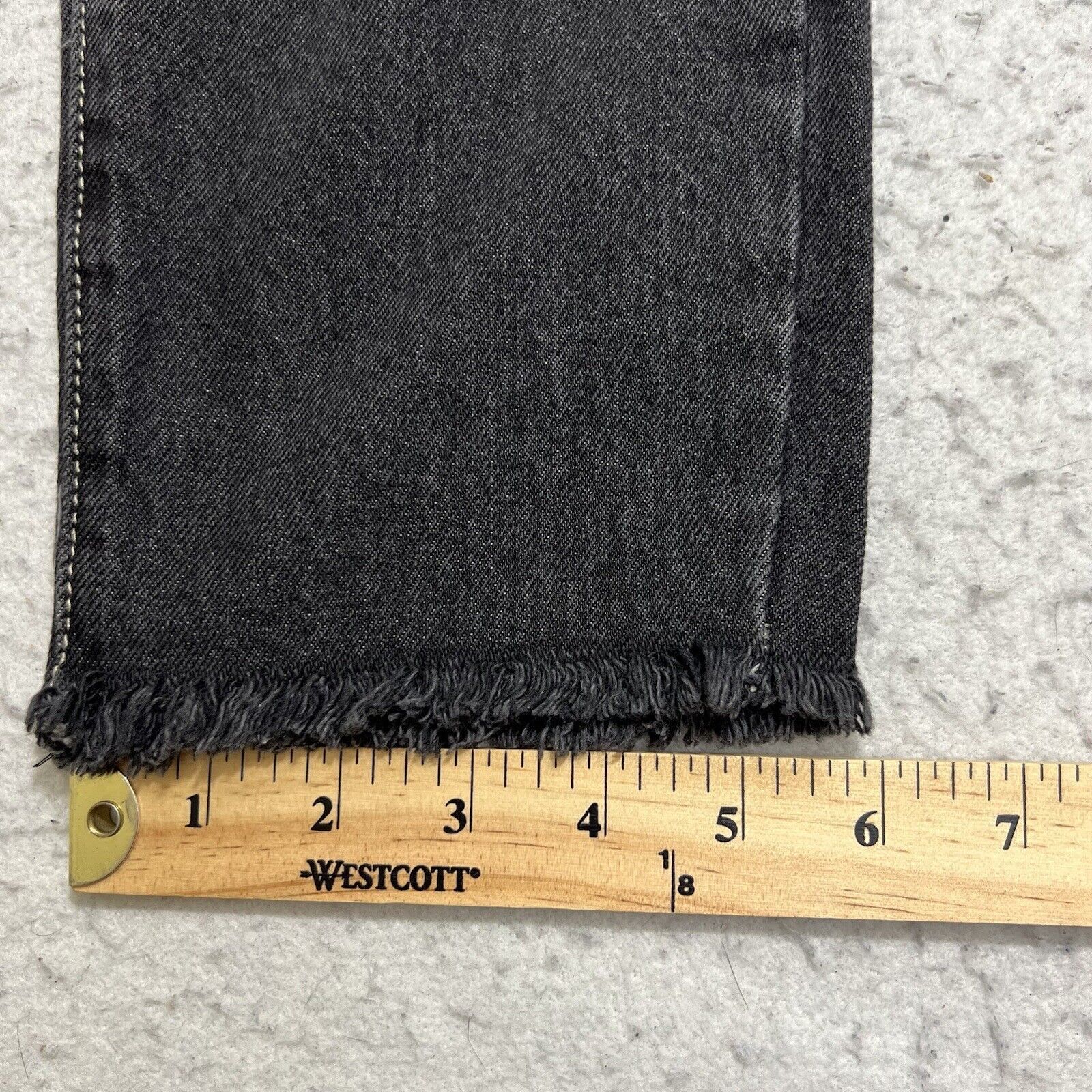 Nordstrom BP Straight Leg Mid Rise Black Dark Wash Denim Nordstrom Size 25" / US 0 / IT 36 - 12 Thumbnail