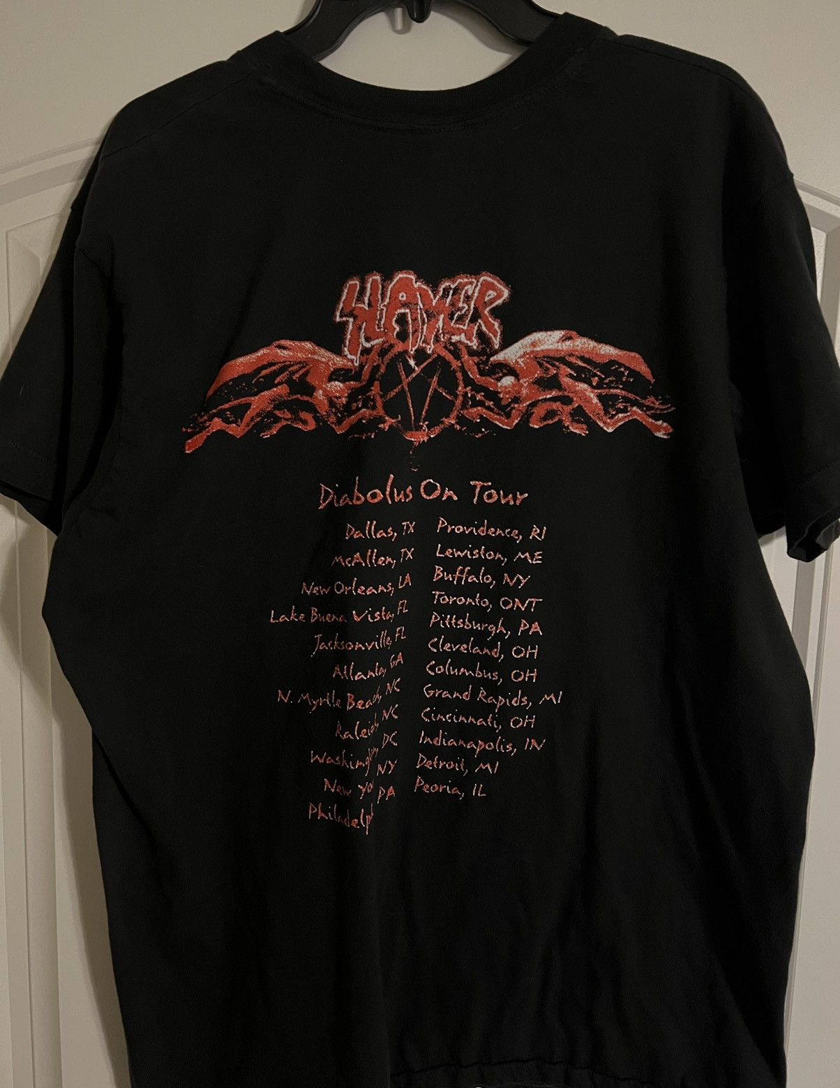 Other Slayer “Diabolus on Tour” T-Shirt - (Large) Size US L / EU 52-54 / 3 - 7 Thumbnail