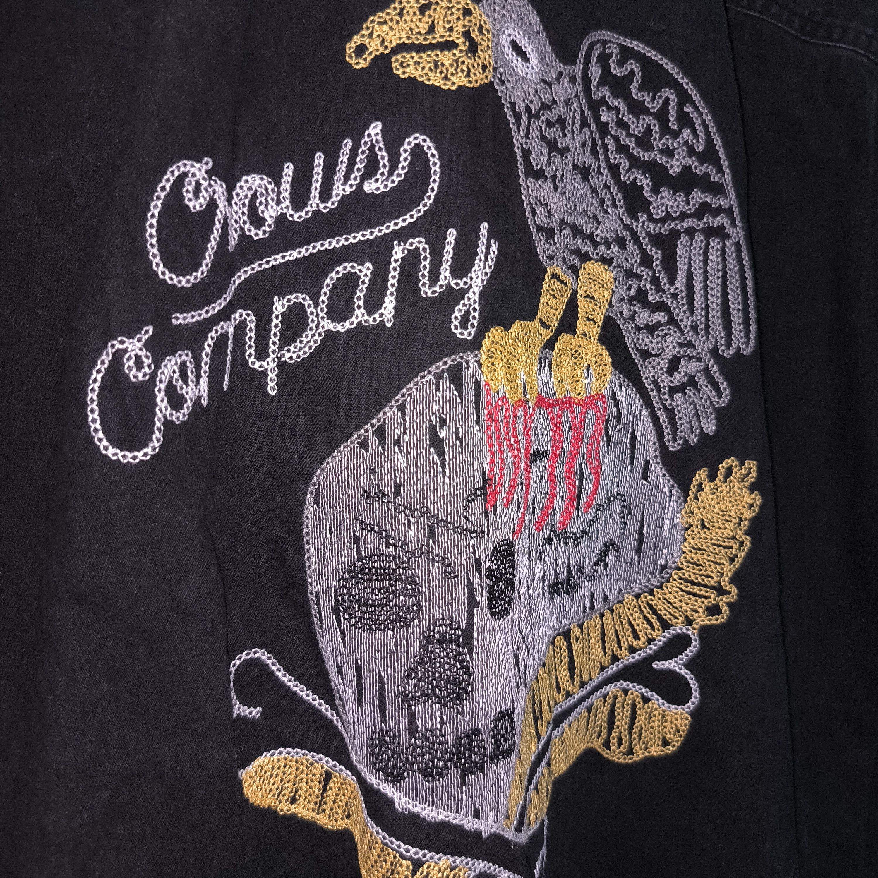 Topman Topman Crows Company Chain Stitch Work Jacket Size US L / EU 52-54 / 3 - 2 Thumbnail