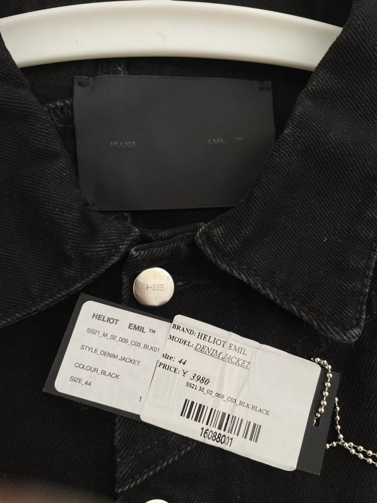Heliot Emil Heliot Emil black denim jacket Size US S / EU 44-46 / 1 - 3 Thumbnail