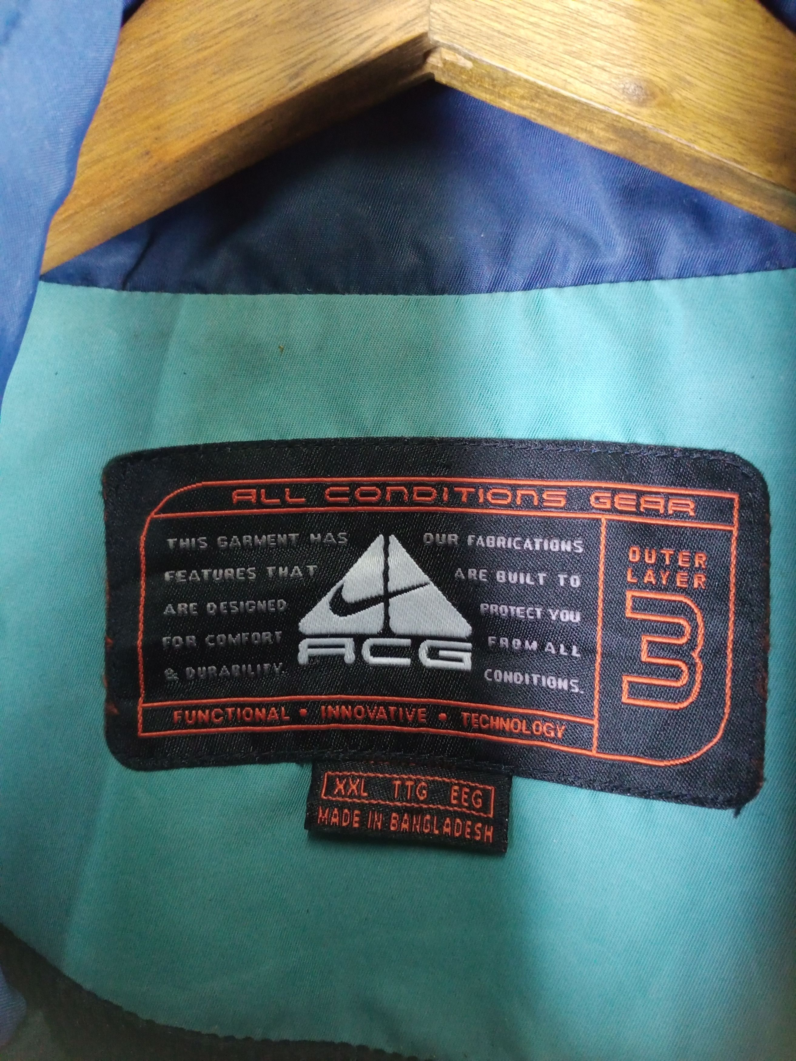 Nike ACG Rare Vintage Nike ACG Jacket Size US XXL / EU 58 / 5 - 10 Thumbnail