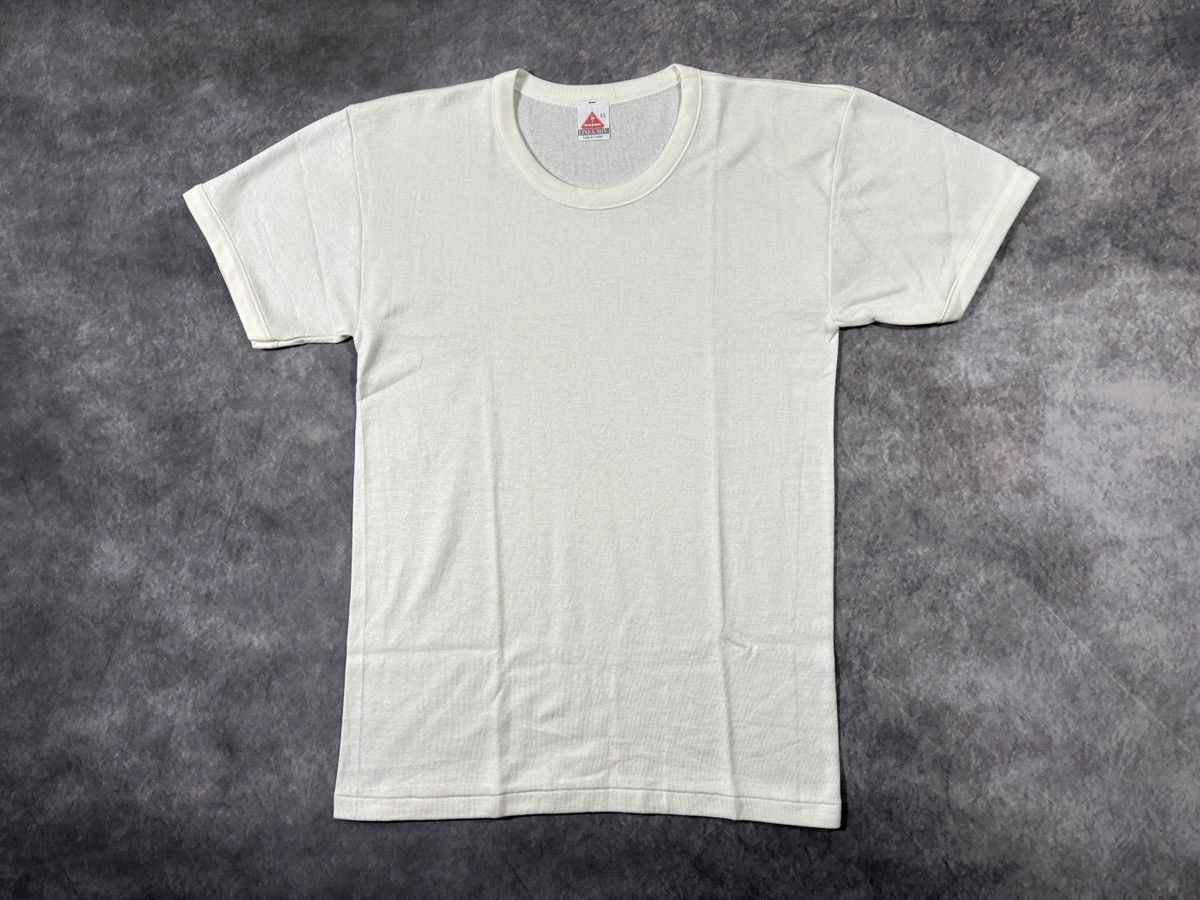 Vintage Italian Double Layer Knit T-Shirt Vintage Undershirt Thermal Size US L / EU 52-54 / 3 - 15 Thumbnail