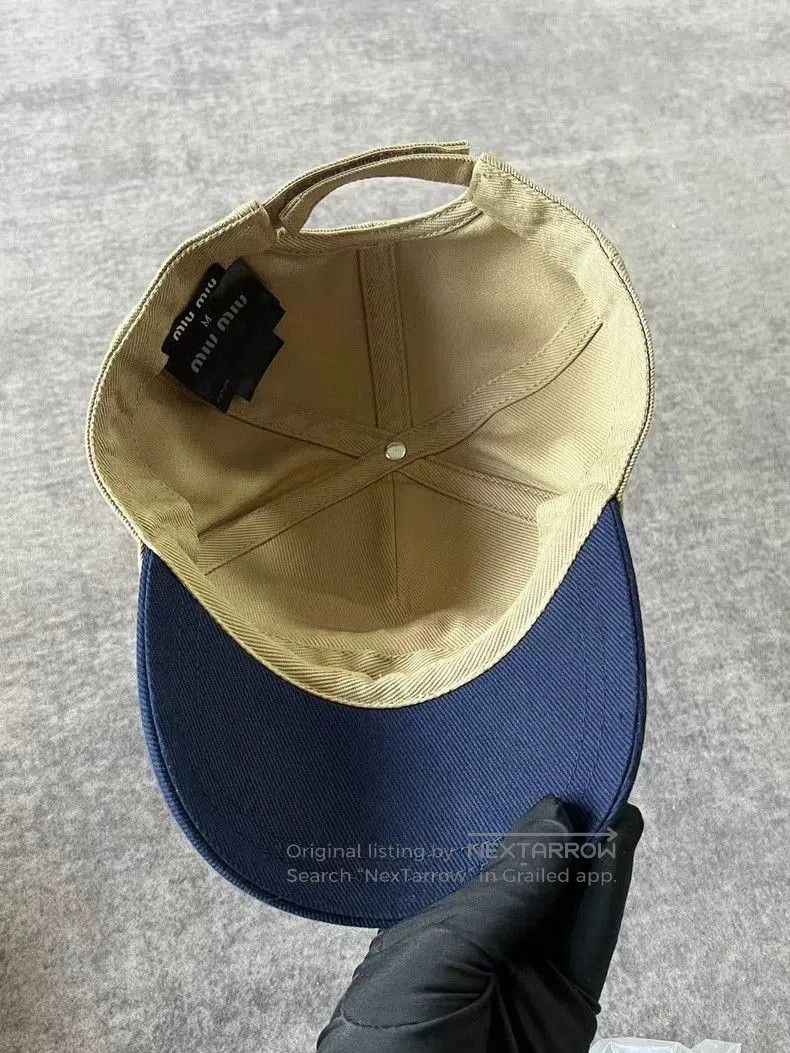 Miu Miu miumiu colorblock baseball cap. Size ONE SIZE - 4 Thumbnail