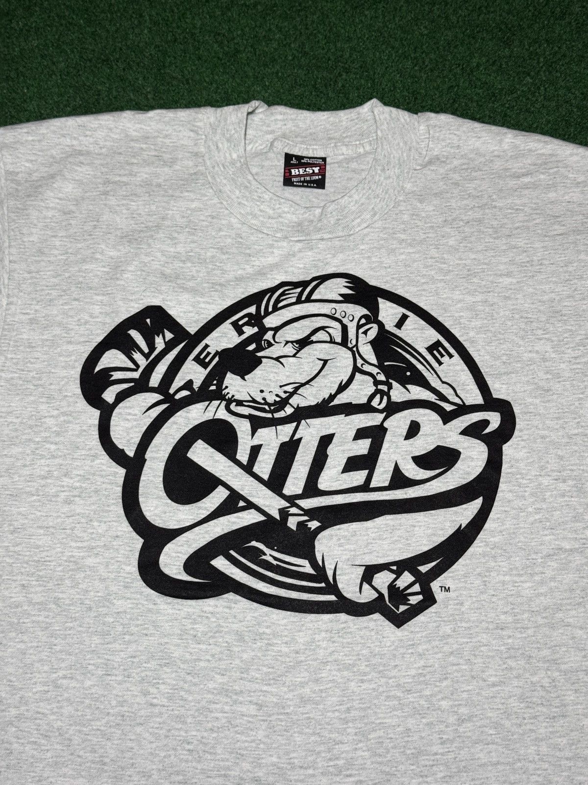 Vintage Vintage Erie Otters OHL Juinor Ice Hockey 90s Large T Shirt Size US L / EU 52-54 / 3 - 2 Thumbnail
