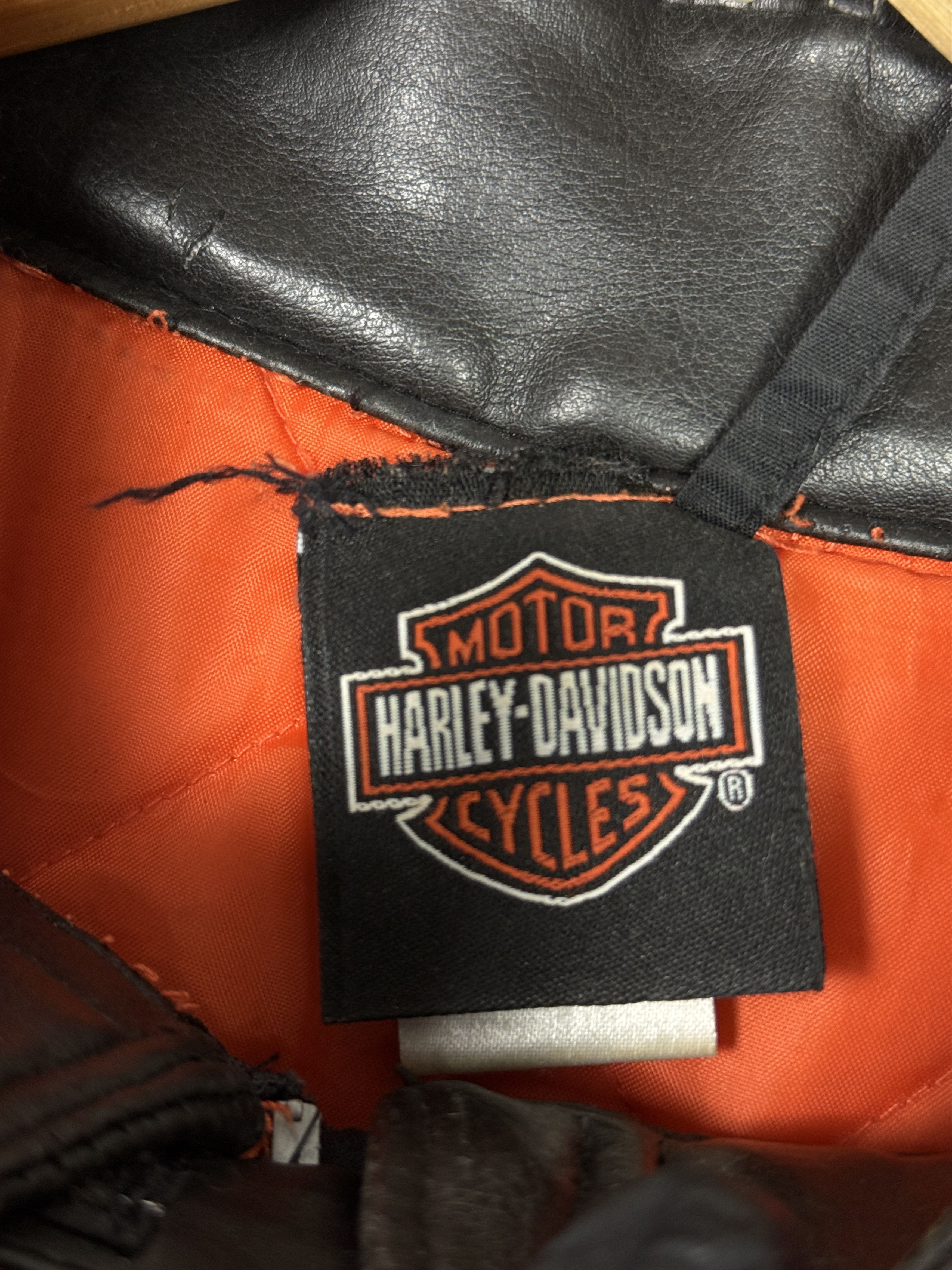 Harley Davidson Harley Davidson Motorcycles leather insulated big logo Size L / US 10 / IT 46 - 5 Thumbnail