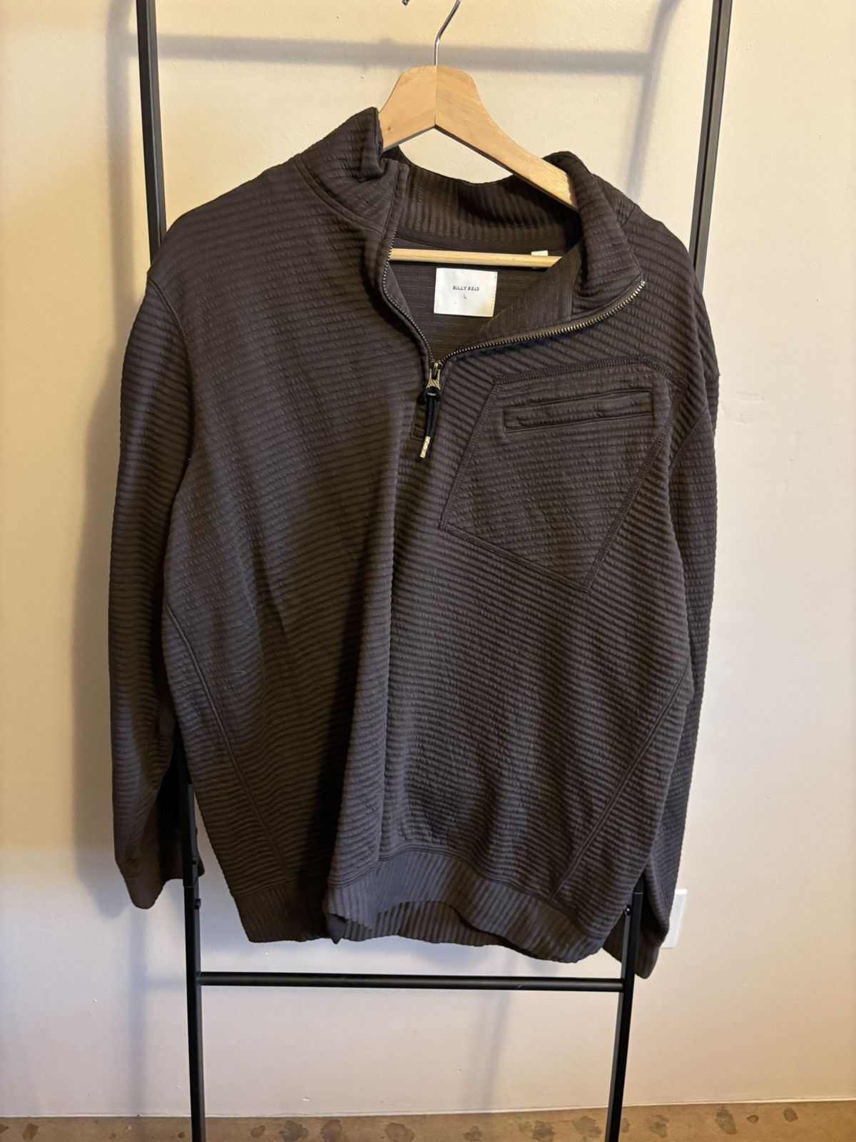Billy Reid Billy Reid large brown quarter zip Size US L / EU 52-54 / 3 - 1 Thumbnail