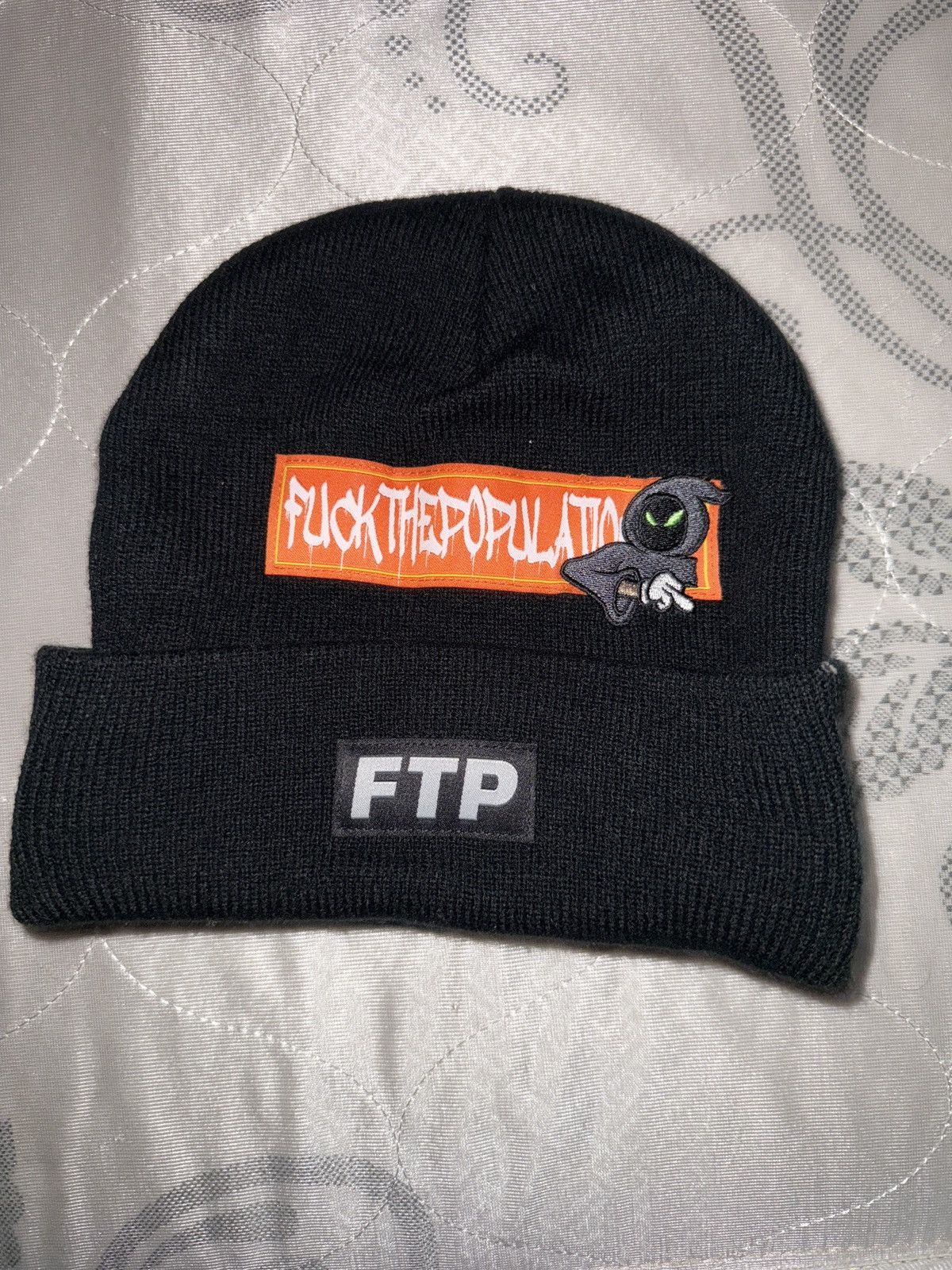 Fuck The Population FuckThePopulation beanie Size ONE SIZE - 4 Thumbnail