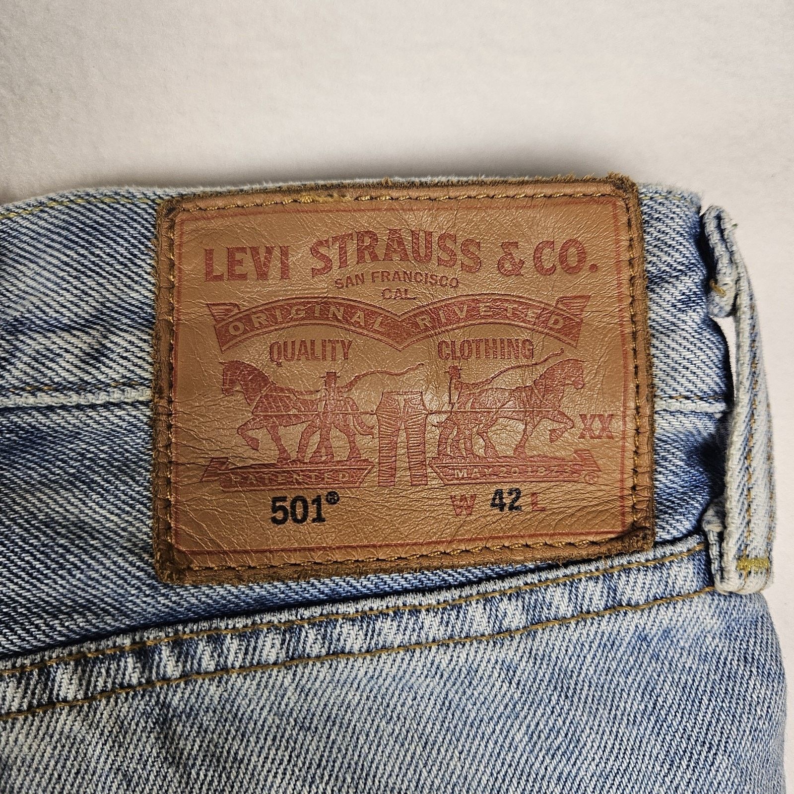 Levi's Levis 501 Pride Jean Cutoff Shorts Denim Size 42" / US 20 - 12 Thumbnail