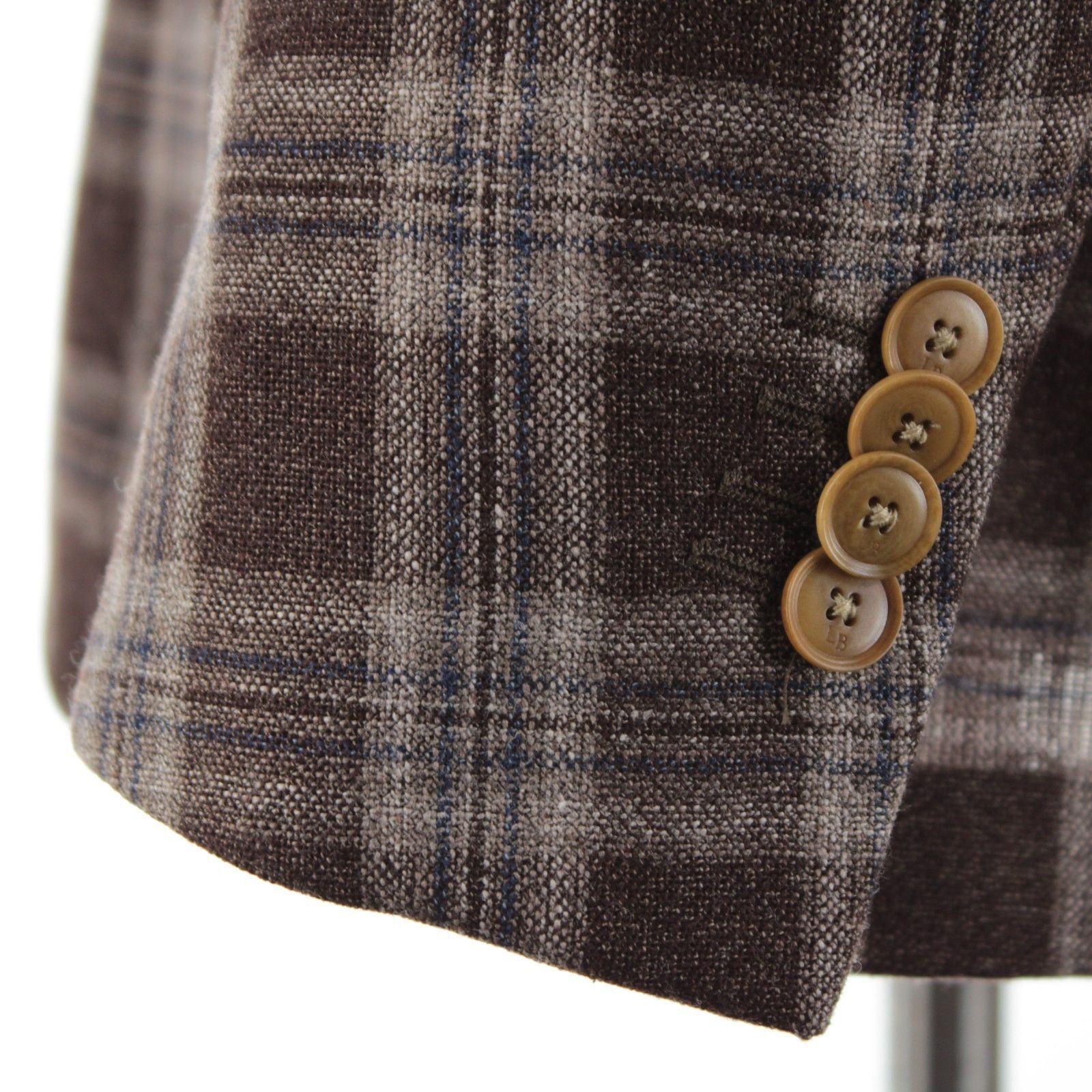 Luciano Barbera Luciano Barbera Sport Coat Size 38 US in Brown Size 38R - 3 Thumbnail