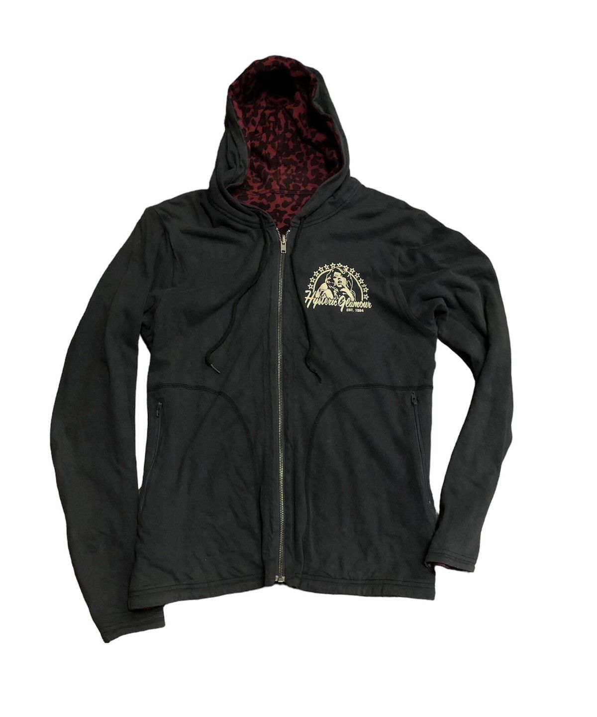 Hysteric Glamour × Vintage VINTAGE HYSTERIC GLAMOUR EXPERIENCE SWEATER ZIPPED HOODED Size US S / EU 44-46 / 1 - 8 Thumbnail