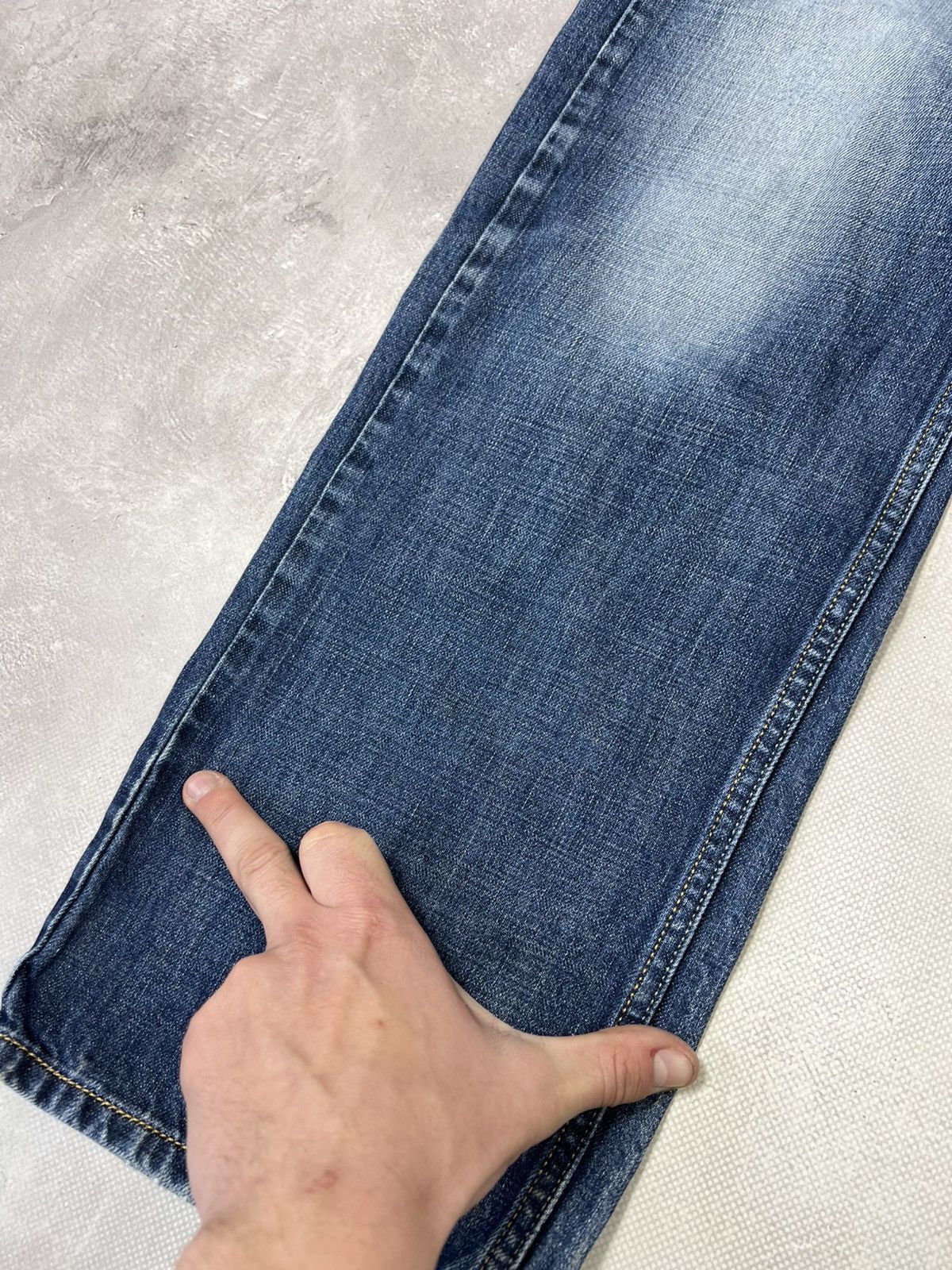 Diesel Vintage Diesel Baggy Y2k Distressed Fade Pants Size US 33 - 11 Thumbnail
