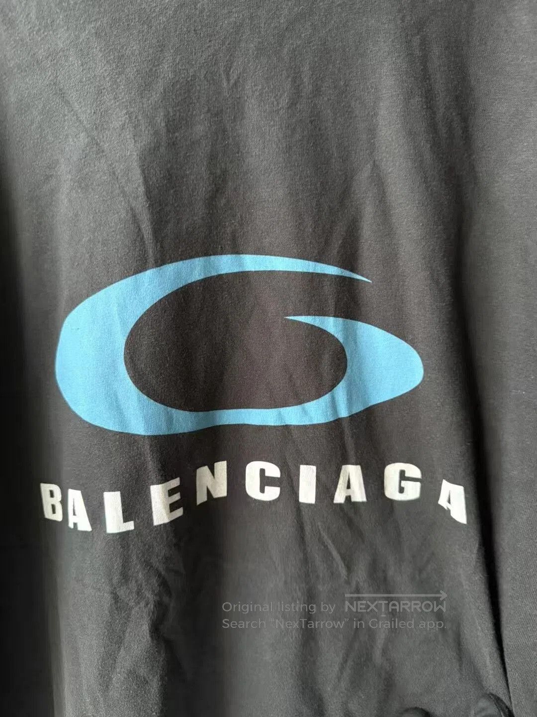 Balenciaga Balenciaga Blue Ring Print Short-Sleeve T-Shirt. Size US S / EU 44-46 / 1 - 4 Thumbnail