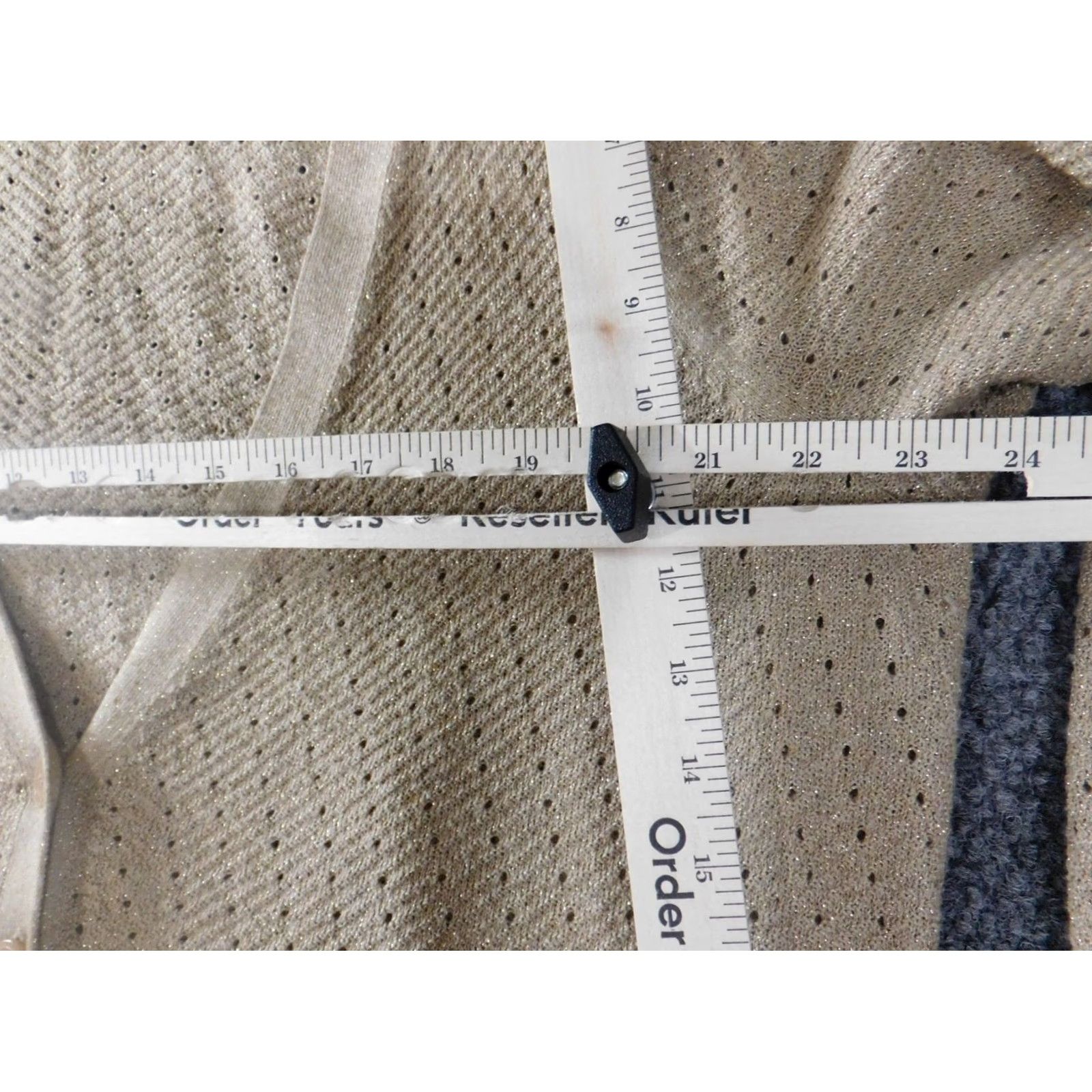 Vintage Lane Bryant Womens Cardigan Sweater 18 Plus Beige Cable-Knit Long Sleeve Crew Neck Button Stretch Size XXL / US 16-18 / IT 52-54 - 6 Thumbnail