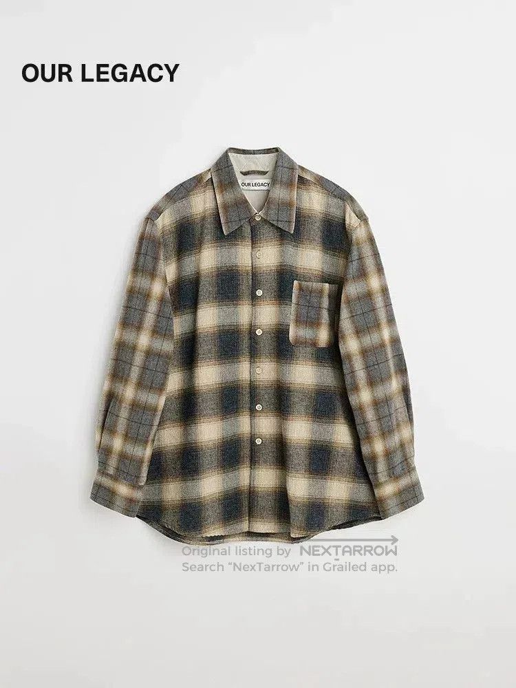Our Legacy OUR LEGACY Above Lagger Flannel Shirt. Size US M / EU 48-50 / 2 - 8 Thumbnail