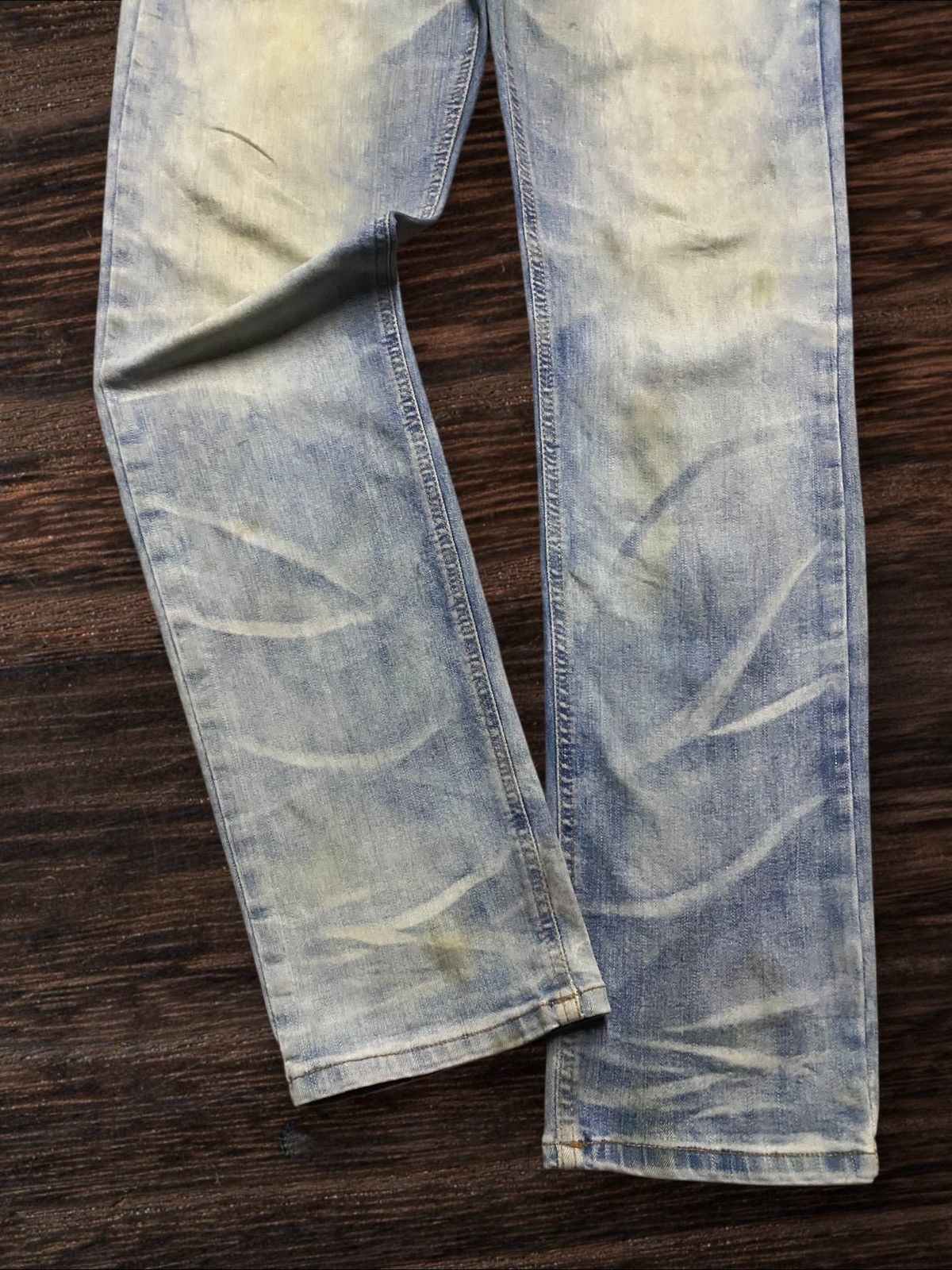 Other Peoples Republic Union Wash&Wash Distressed Denim Fade Jeans Size US 31 - 5 Thumbnail