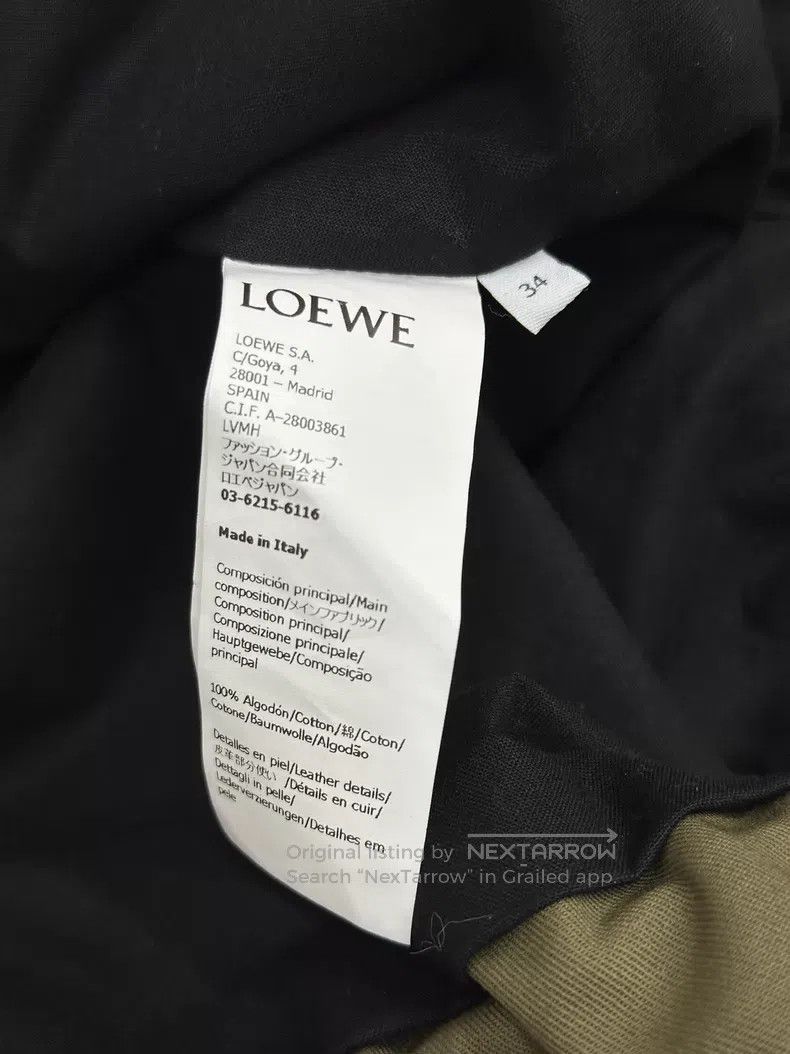 Loewe Loewe Military Green Multi-pocket Windbreaker Jacket Size XXS / US 00 / IT 34 - 5 Thumbnail