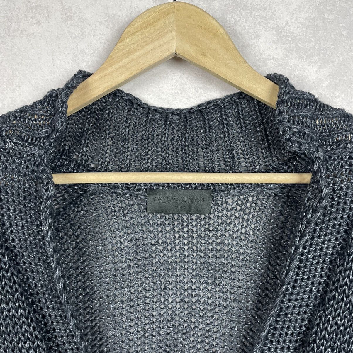 Iris von Arnim Iris Von Arnim Uomo Men’s Net Knit Linen Cardigan Sweater Size US S / EU 44-46 / 1 - 6 Thumbnail