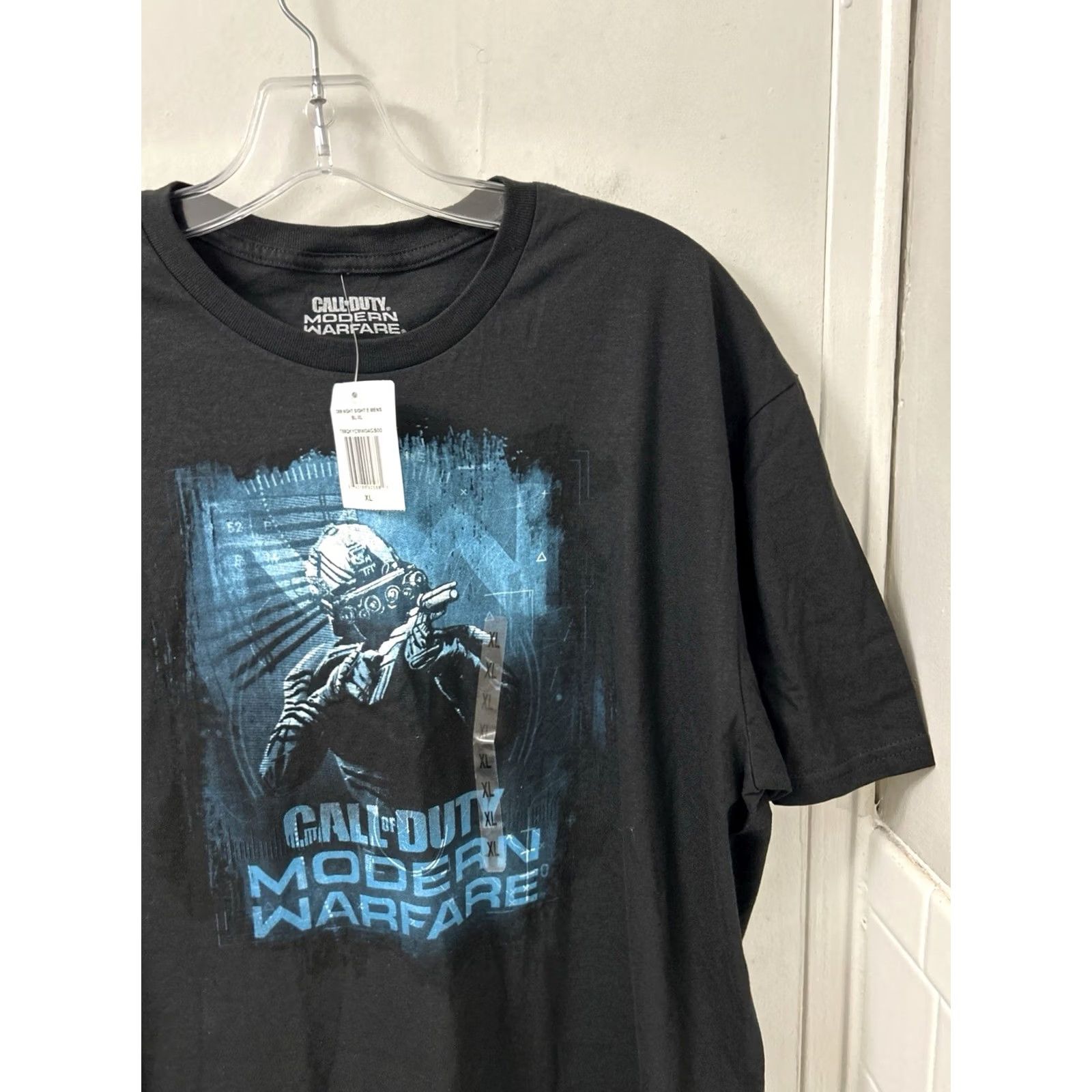Vintage Call of Duty Modern Warfare Shirt Mens XL Black Night Sight Licensed Promo NWT Size US XL / EU 56 / 4 - 4 Thumbnail