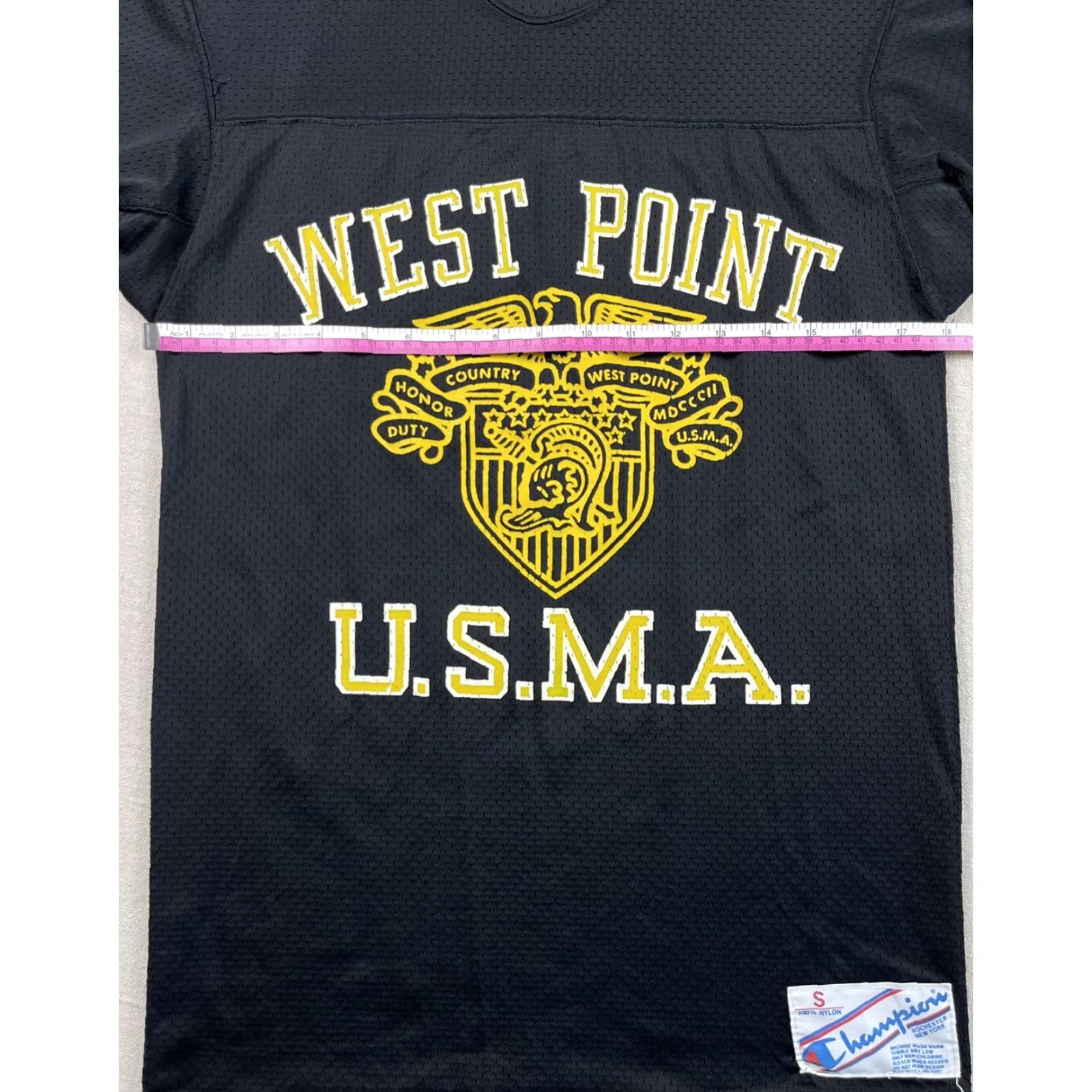 Champion VINTAGE 80s Champion Jersey Shirt Black West Point USMA Military Academy Size S Mens Size US S / EU 44-46 / 1 - 5 Thumbnail