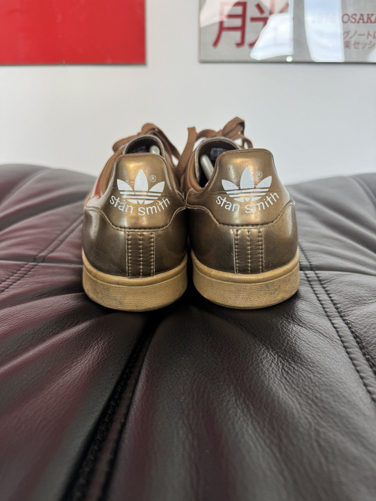 Adidas × Raf Simons Adidas RAF Simons Stan Smith Gold Leather Low 2016 Hype Size US 9.5 / EU 42-43 - 2 Thumbnail