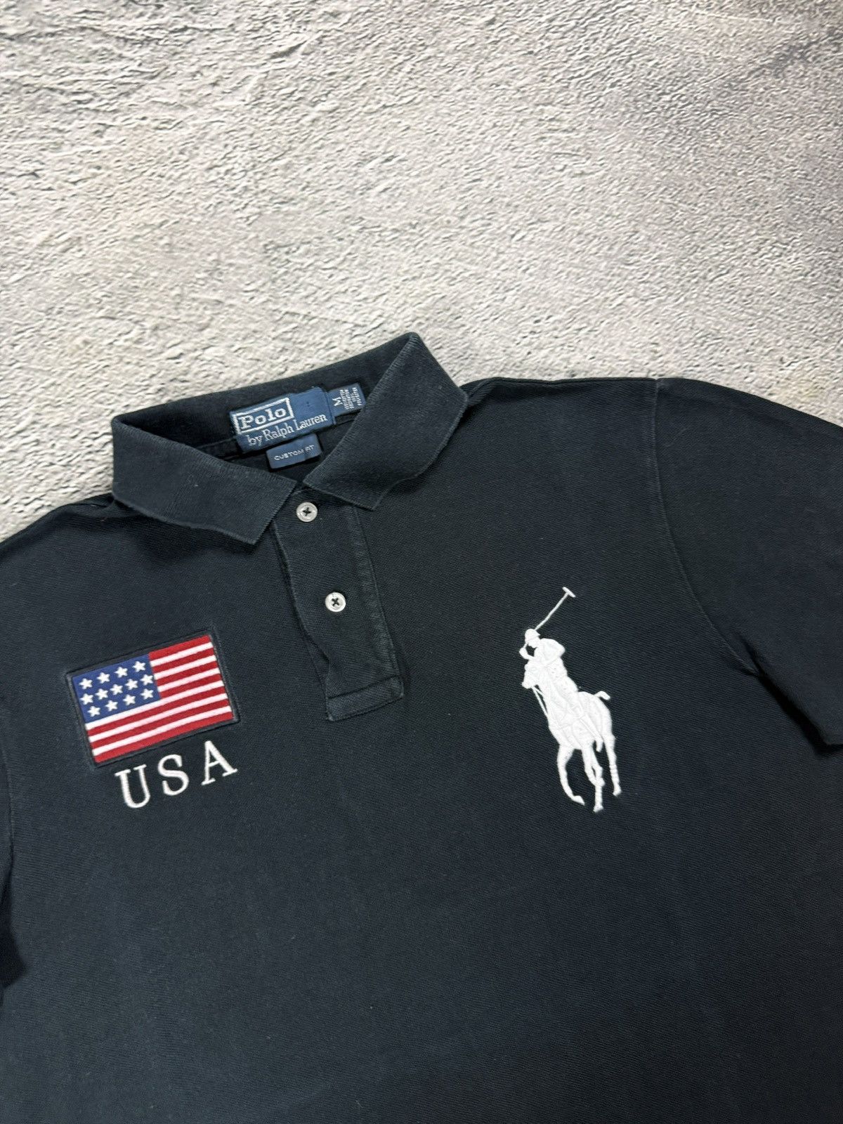 Ralph Lauren Chief Keef Polo Ralph Lauren USA black Polo t-shirt big pony Size US M / EU 48-50 / 2 - 3 Thumbnail