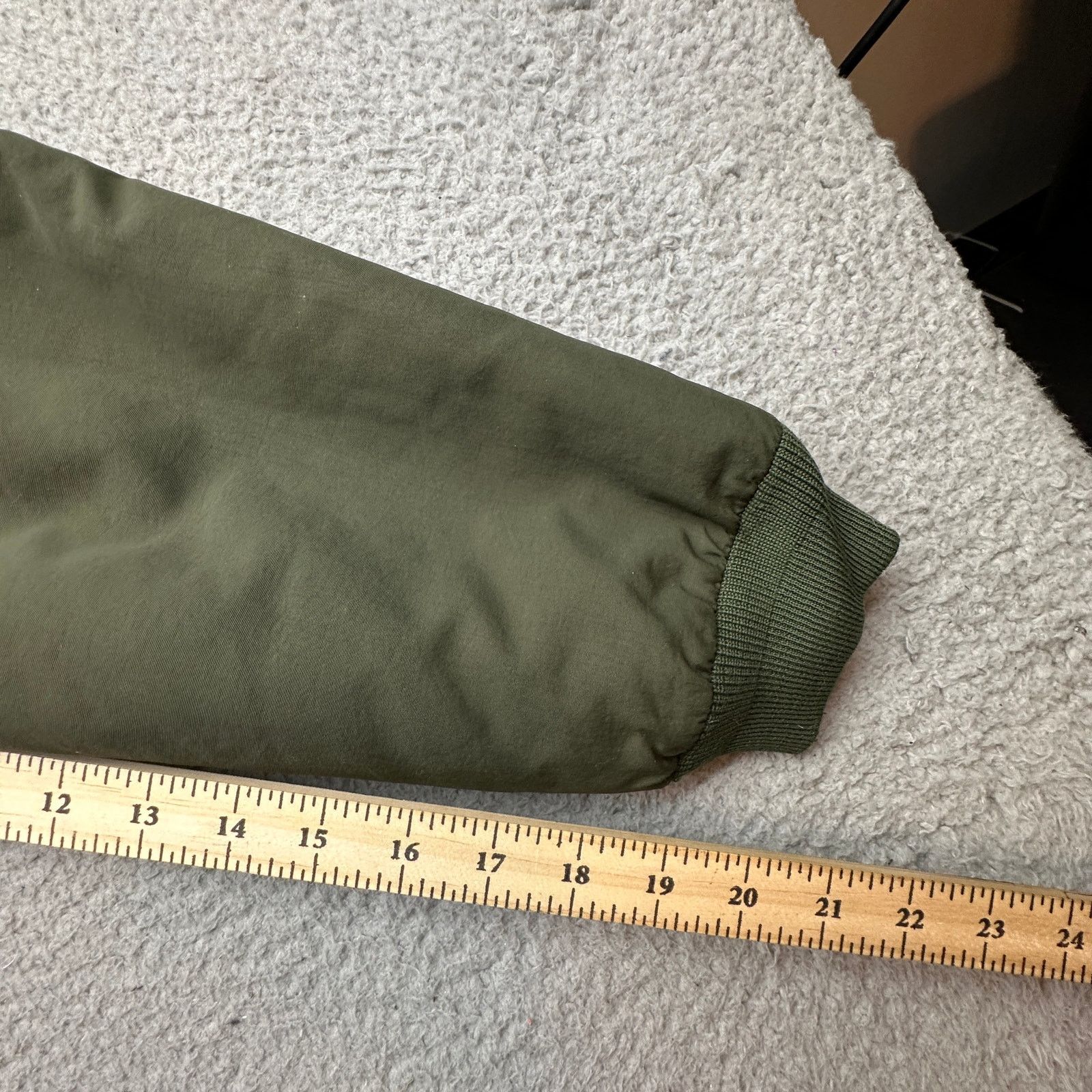 L.L. Bean LL Bean UF43 Fleece Lined Nylon Warm Up Bomber Jacket Large Size US L / EU 52-54 / 3 - 5 Thumbnail