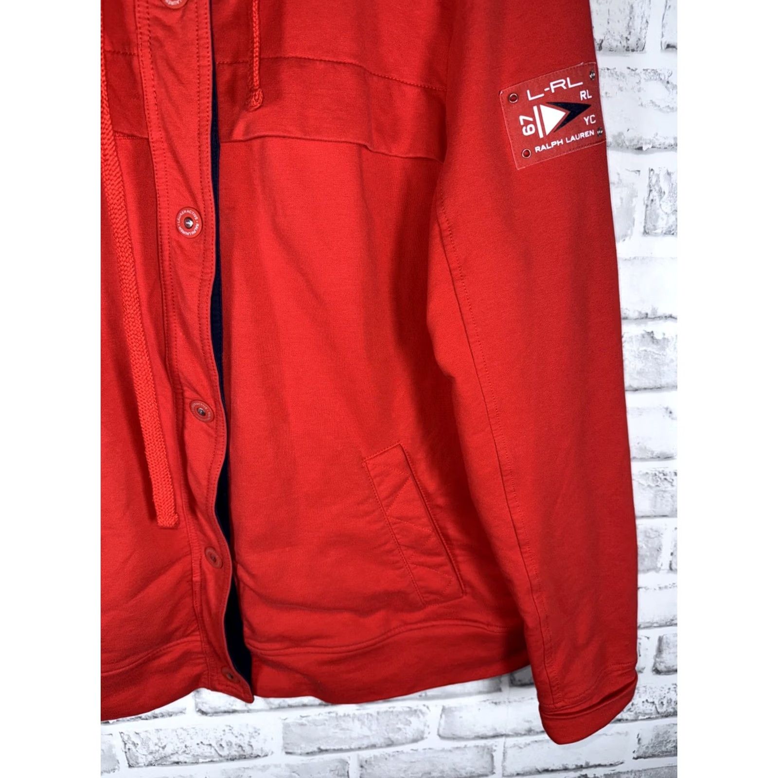 Ralph Lauren LAUREN RALPH LAUREN Hooded Jacket Red XL Womens Size XL / US 12-14 / IT 48-50 - 4 Thumbnail