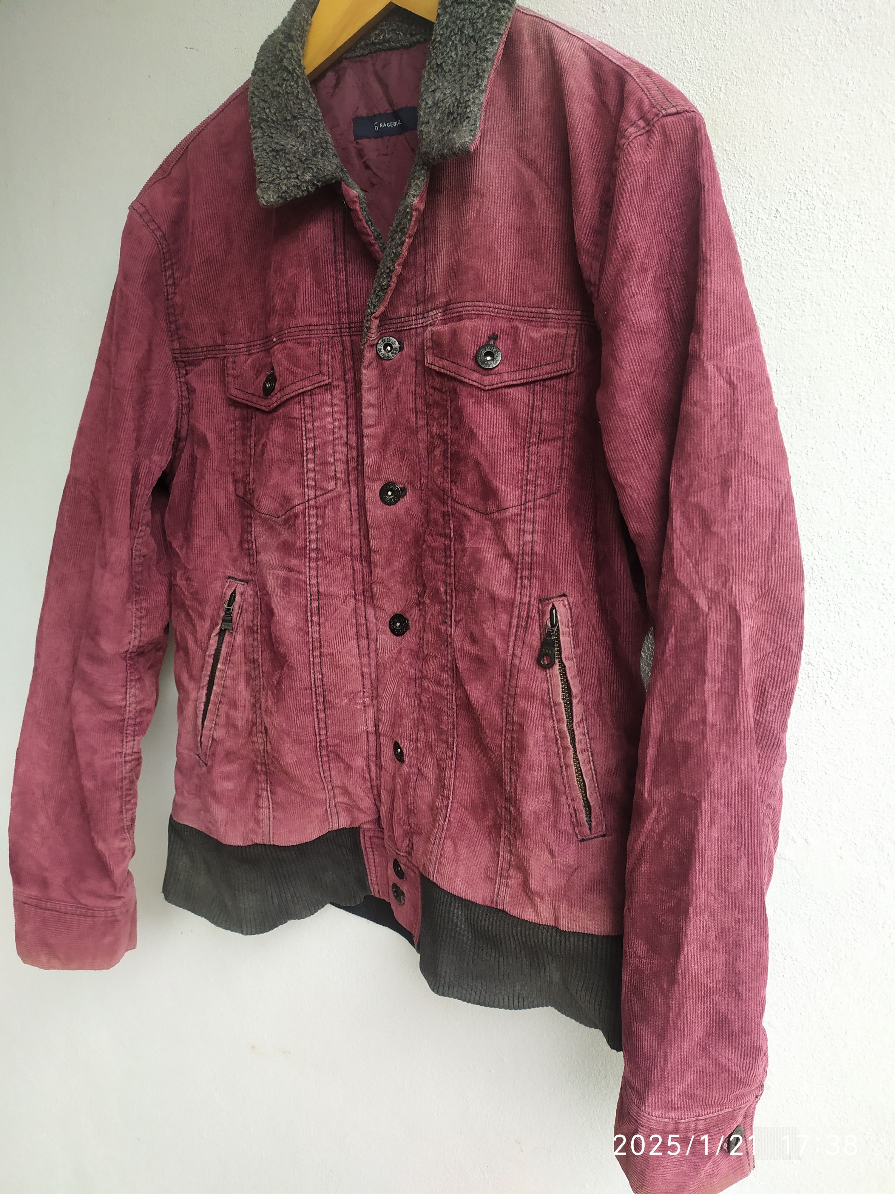 If Six Was Nine × Japanese Brand × Le Grande Bleu (L.G.B.) Japanese brand 6 Rageblue Curduroy Jacket Size US M / EU 48-50 / 2 - 8 Thumbnail