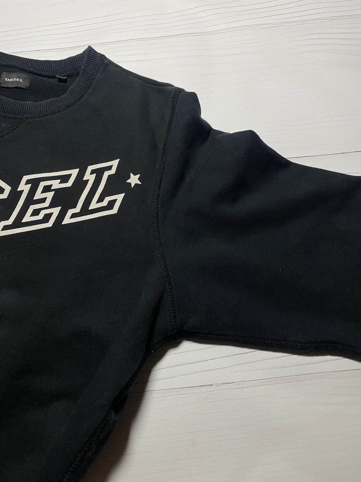 Diesel × Vintage Vintage Diesel Big Logo Star Box fit y2k sweatshirt Size US L / EU 52-54 / 3 - 7 Thumbnail