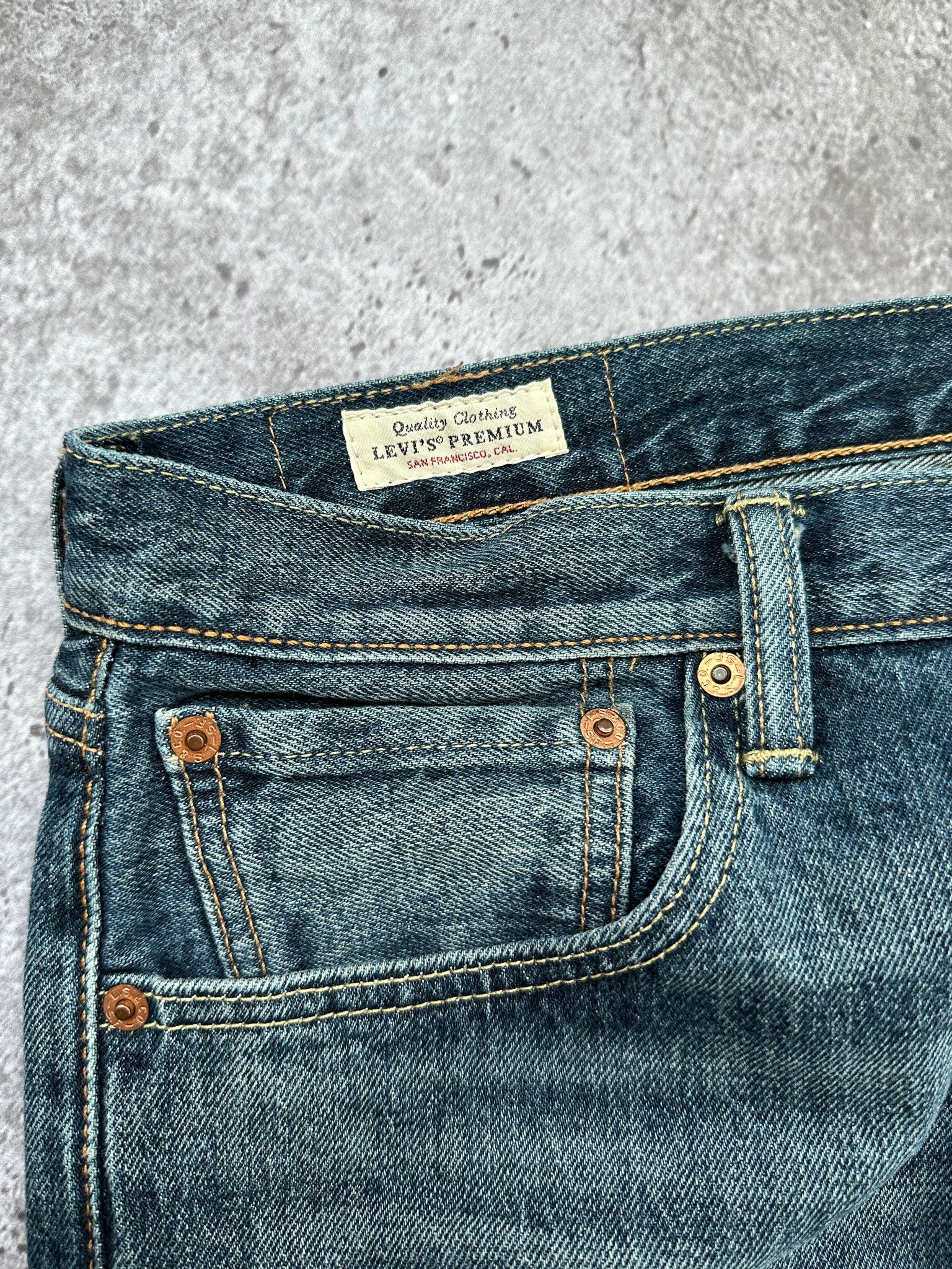Levi's × Levi's Vintage Clothing Levi's 501 Blue Denim Pants Jeans 34x34 Size US 34 / EU 50 - 10 Thumbnail