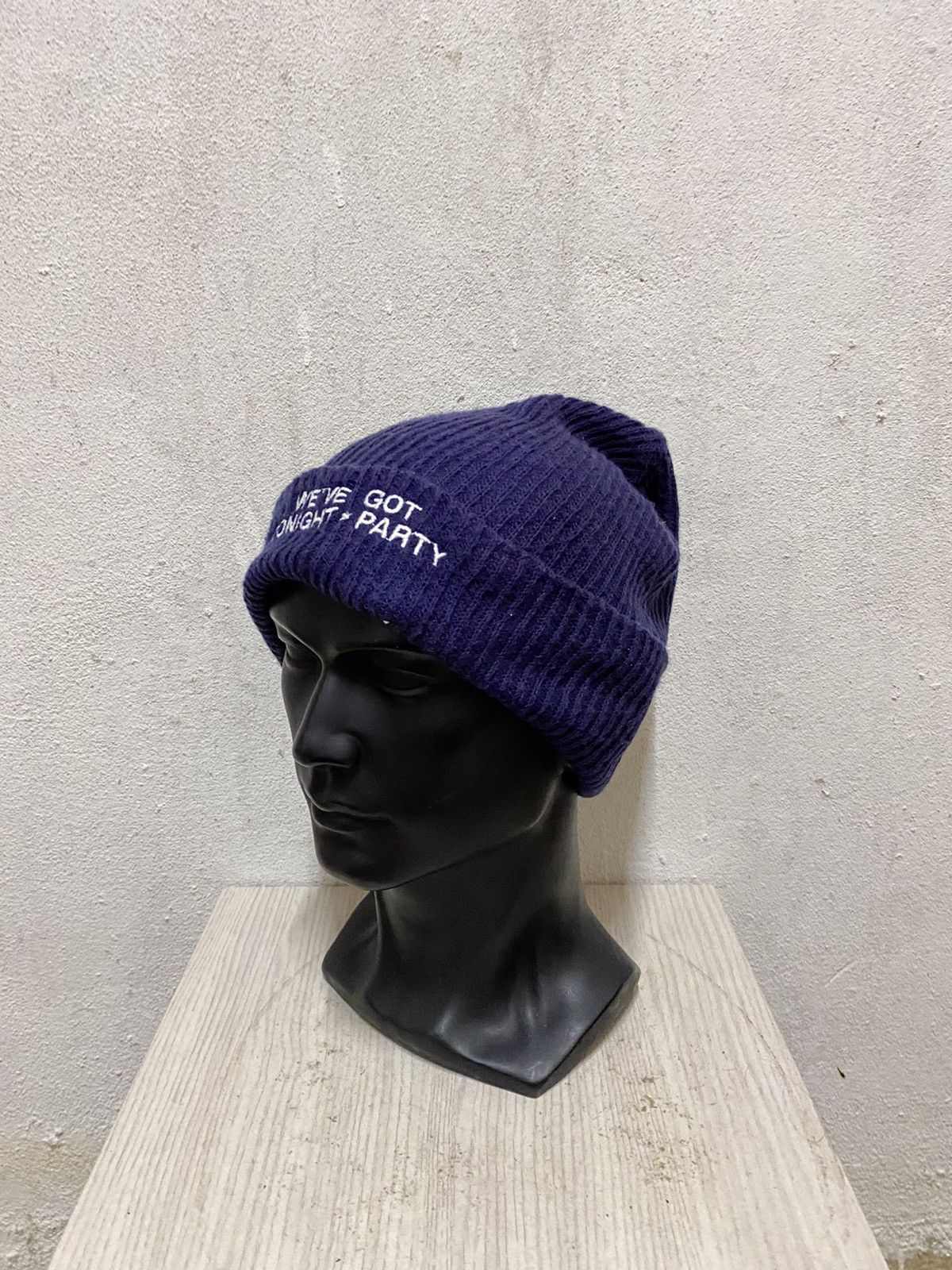 Japanese Brand × Vintage Vintage Plain Beanie Hat Size ONE SIZE - 3 Thumbnail